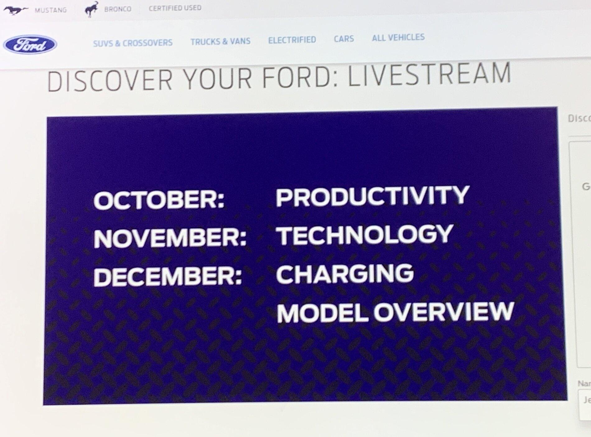 Ford F-150 Lightning Join the Ford Lightning Livestream EVent @ Today, Thursday 10/28 9pm EDT A513A525-2813-4614-9676-8BC6D53759E1