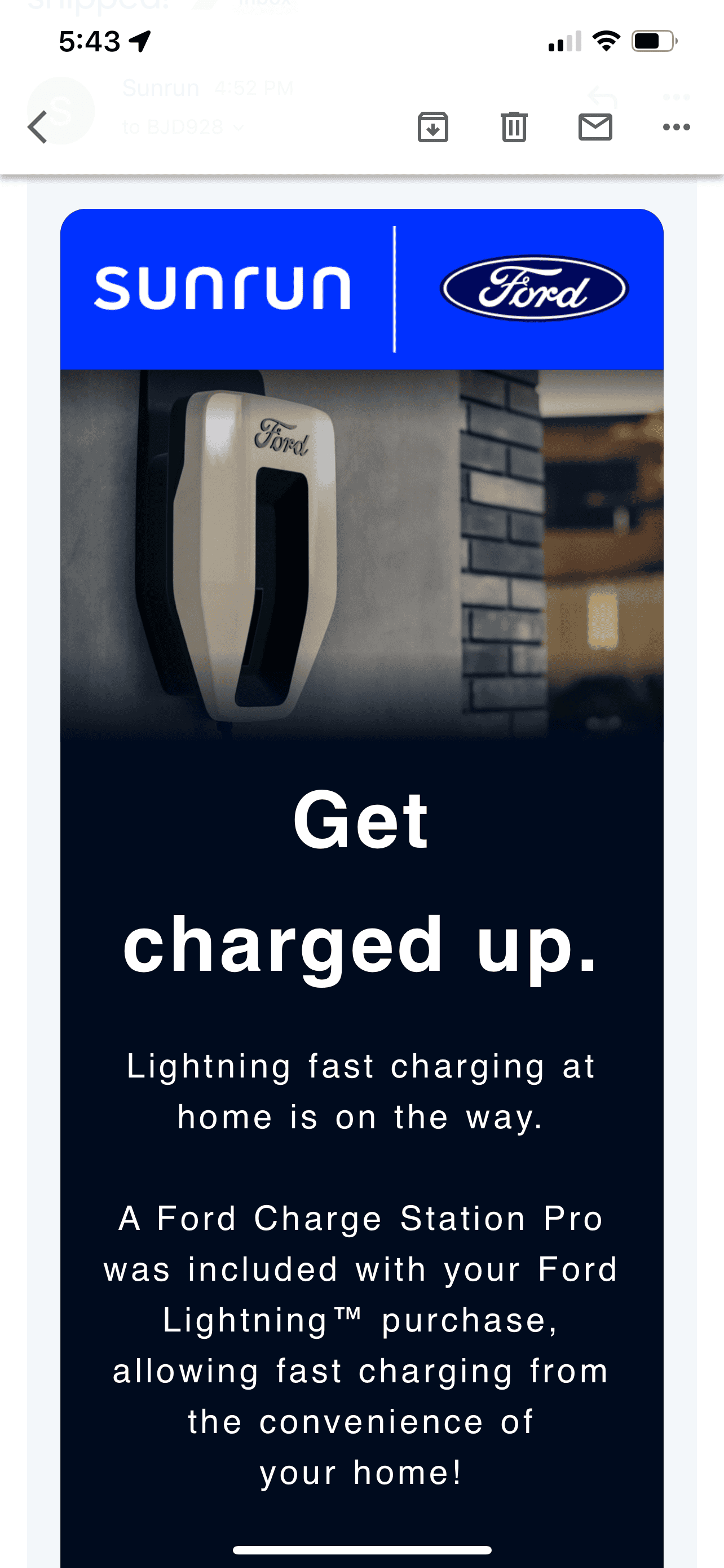 Ford F-150 Lightning My Ford Charge Station Pro Is On The Way! Due June 15 A80524D2-4382-4E14-B352-5C0A25B0C6E3