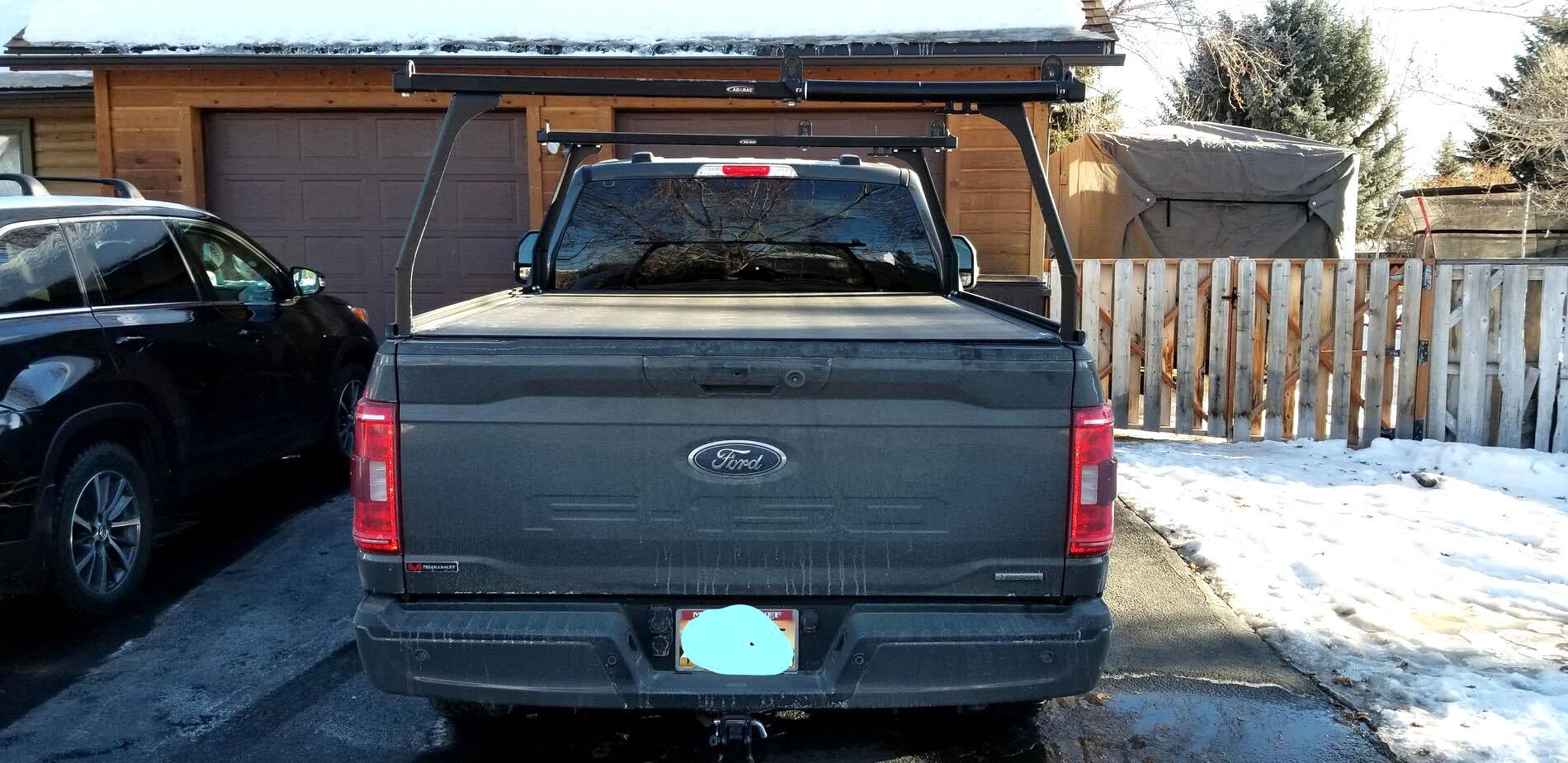 Ford F-150 Lightning Adarac Contour bed rack + Gator HR1 tonneau cover installed on 2021 F-150 Adarac Contour bed rack + Gator HR1 tonneau cover installed on 2021 F-150 d