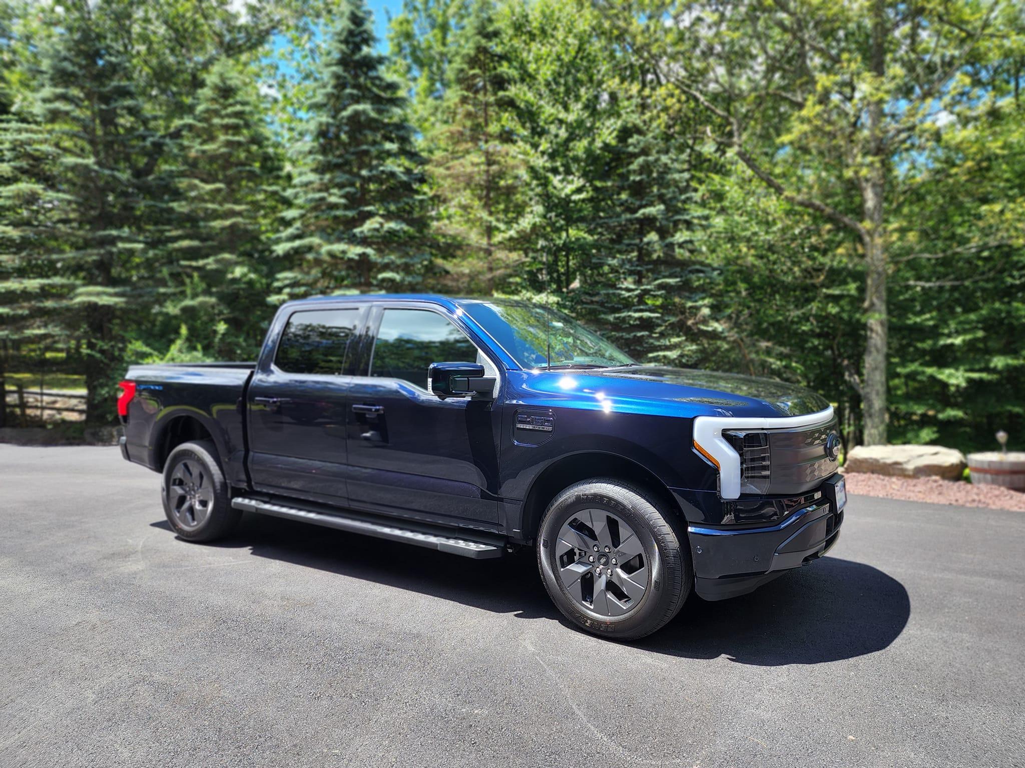 Ford F-150 Lightning ANTIMATTER BLUE F-150 Lightning Photos & Club Antimatter Blue F150 Lightning sunny sunlight sun 1