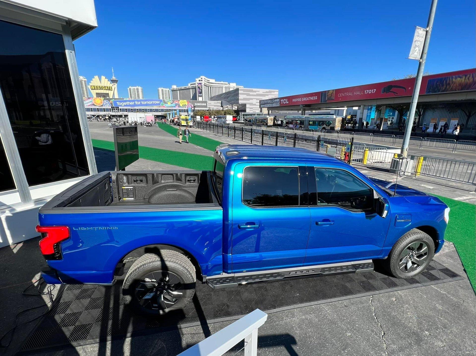 Ford F-150 Lightning ATLAS BLUE F-150 Lightning Photos & Club Atlas Blue Ford F-150 Lightning EV Pickup 4