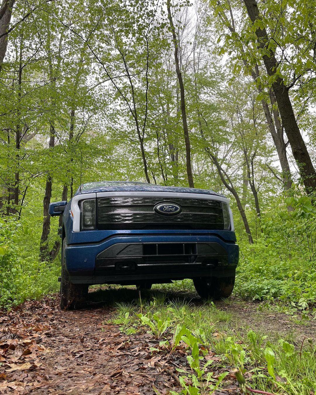 Ford F-150 Lightning ATLAS BLUE F-150 Lightning Photos & Club Atlas Blue Ford Front