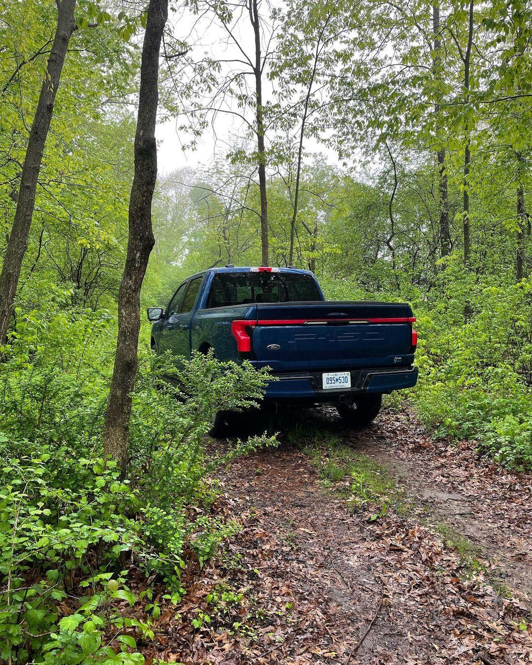 Ford F-150 Lightning ATLAS BLUE F-150 Lightning Photos & Club Atlas Blue Ford Lightning Rear