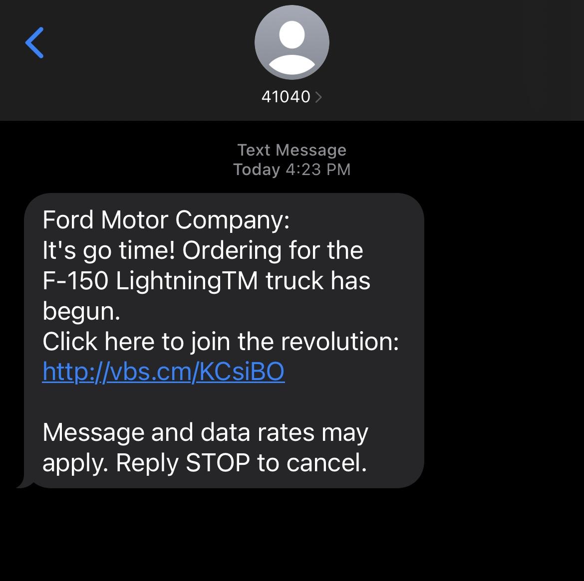 Ford F-150 Lightning Wave 1 Lightning invitation email thread [Update: Emails AFTER 5PM ET] B178F436-6523-4B07-B025-21205BFC63BB