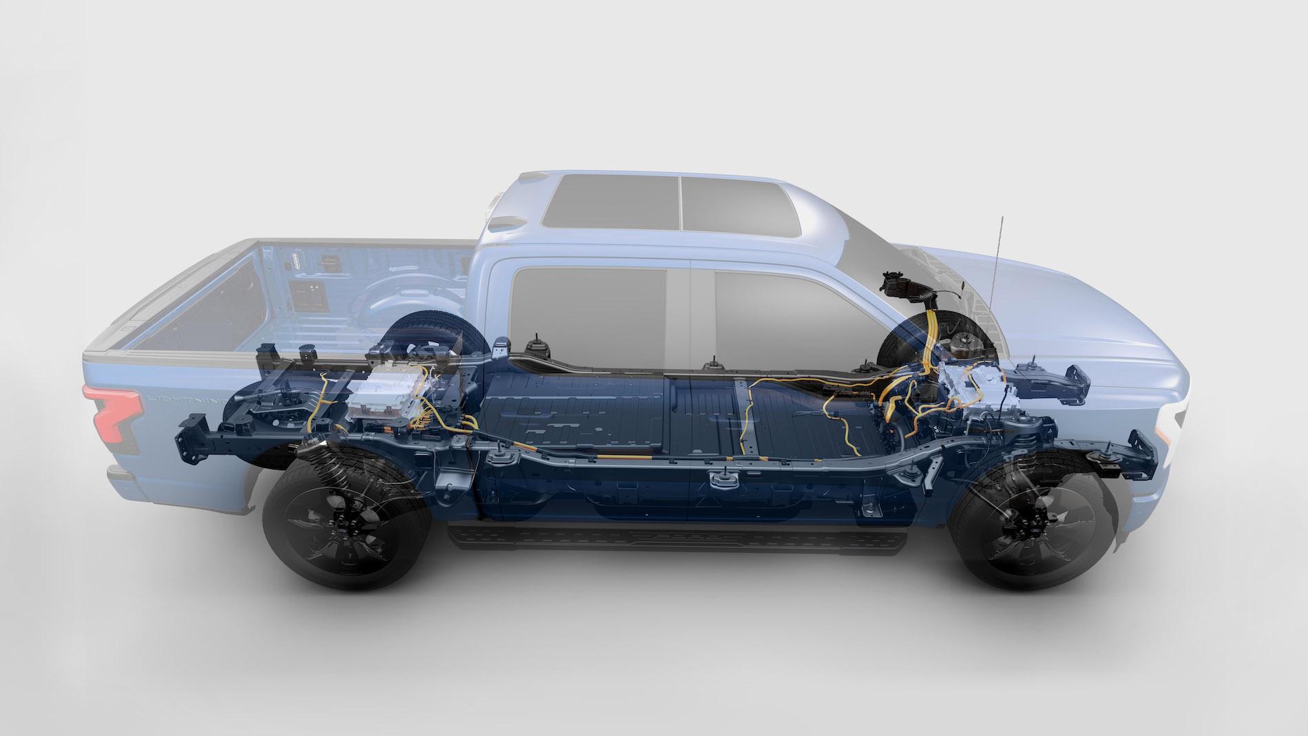Ford F-150 Lightning F-150 Lightning will feature aluminum battery enclosure built by Magna [w/ video] Battery_Enclosure_Ford_Lightnin