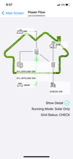 Ford F-150 Lightning Installing a Home Integration System for Intelligent Backup Power (without SunRun) BDI Screen shot 5 (during transfer, power coming from truck -84W