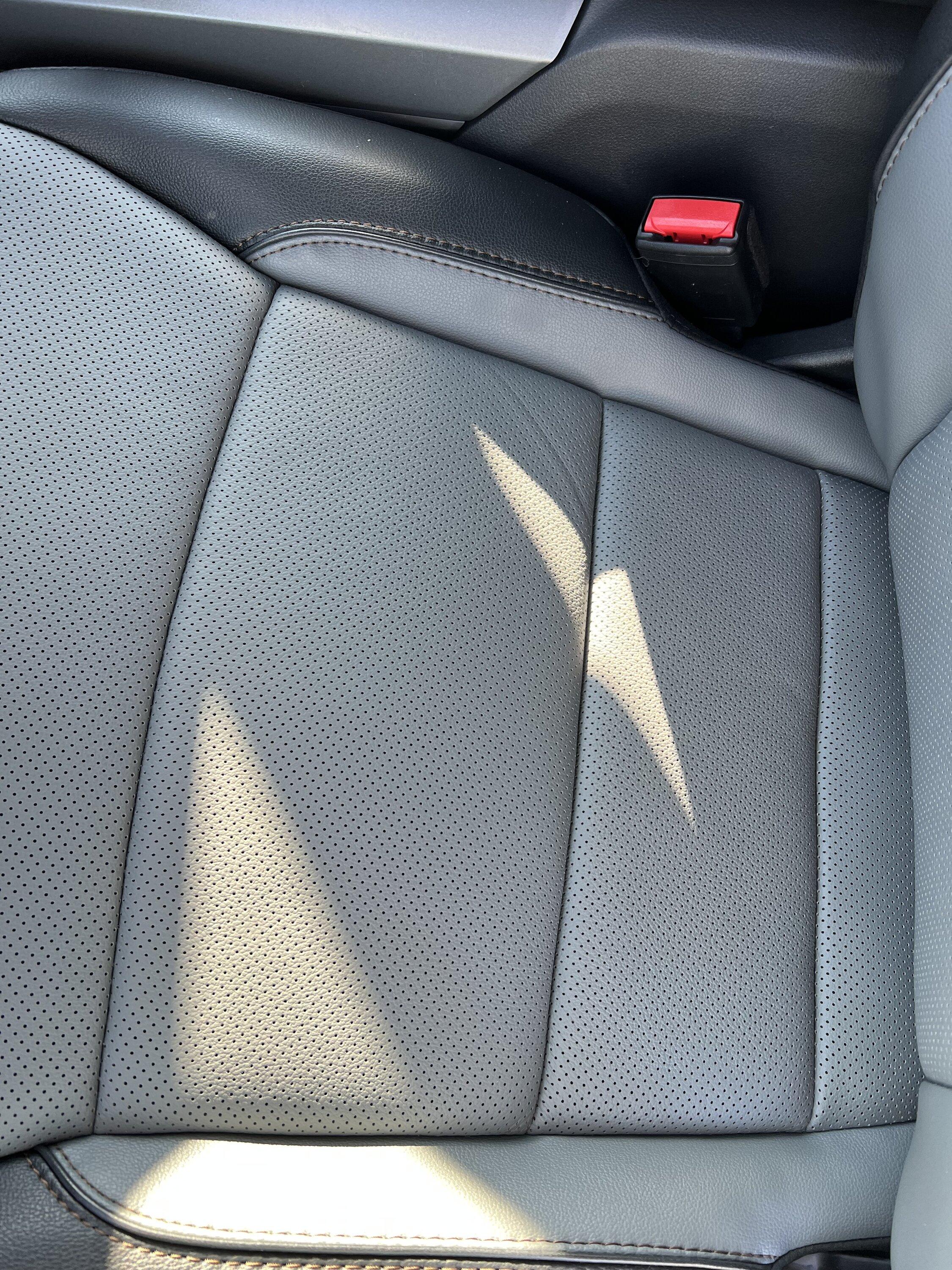 Ford F-150 Lightning Anyone else notice the leather seats in Lariat trim wear poorly? befor