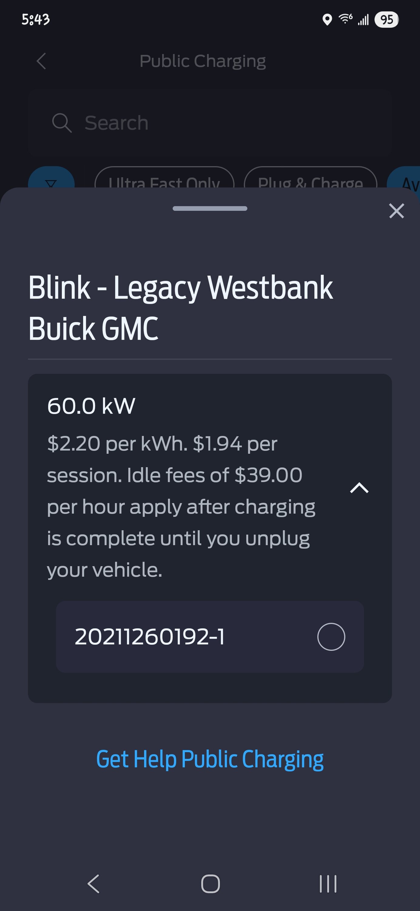 Ford F-150 Lightning Charging Hwy Robbery $2.20/kwh @ 60kwh rate. blinkgmchwyrobbery
