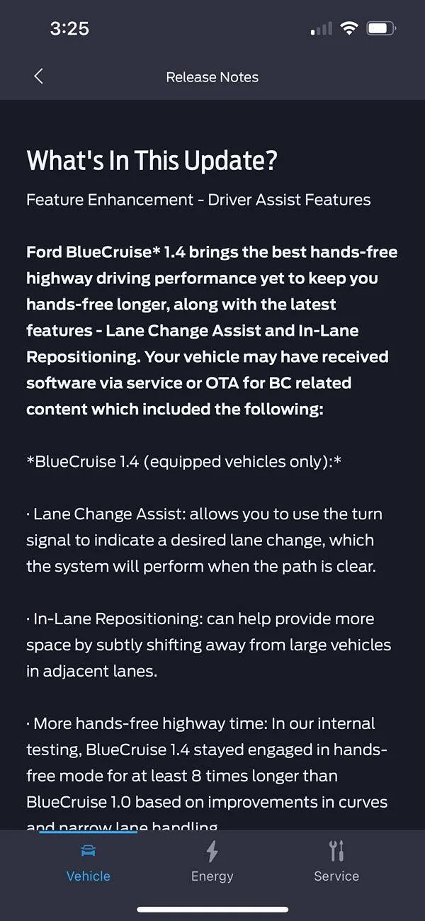 Ford F-150 Lightning BLUE CRUISE 1 YEAR EXTENSION FOR FREE IS BACK! CHECK YOUR FORD APP. DID MINE THIS MORNING Bluecruis