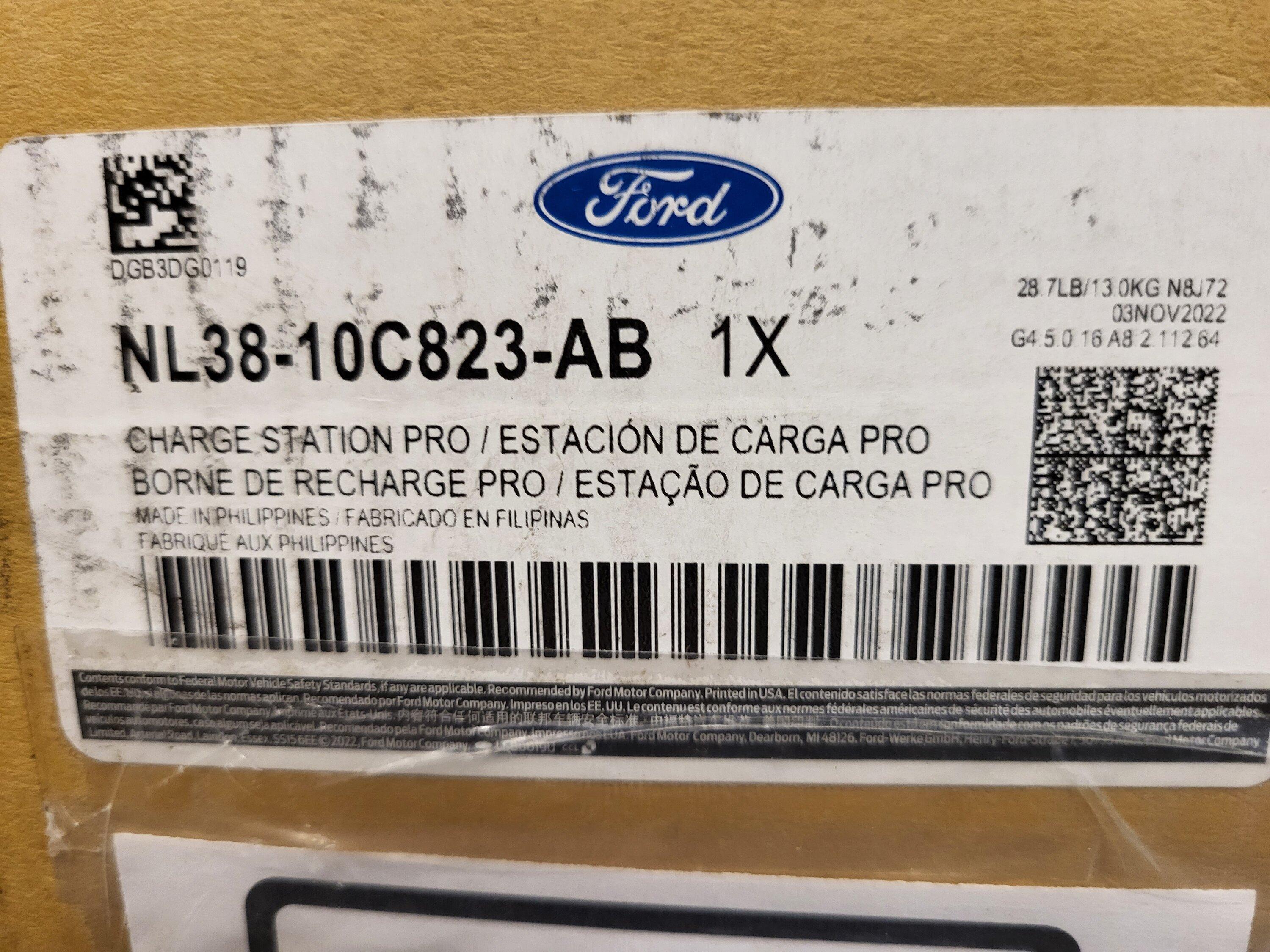 Ford F-150 Lightning New Ford Charge Station Pro price reduced to $575 inc shipping to lower 48 Boxed Charge Station Pro