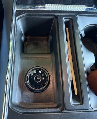 Ford F-150 Lightning Stick to Rotary Shift Knob Conversion w/ 3D Printed Rotary Shifter Holder Bronco_Sport_GSM_in_Lightnin