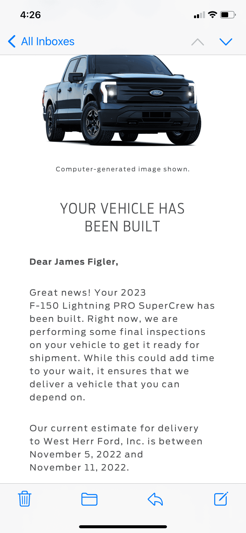 Ford F-150 Lightning ✅ 10/24 Lightning Build Week Group (MY2023) C2829FA7-9117-45B3-A715-C11932F65275