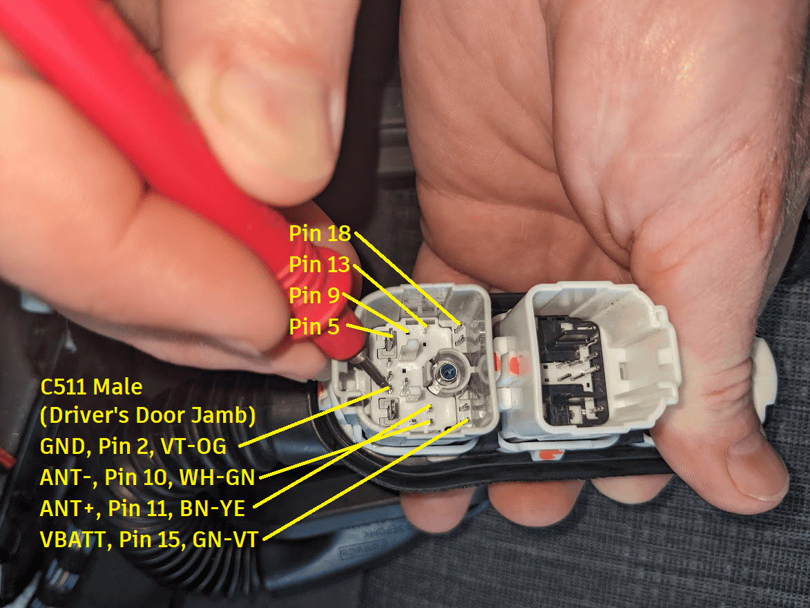 Ford F-150 Lightning DIY: Installing Passive Entry To A 2022 F-150 Lightning XLT C511 Male Labeled