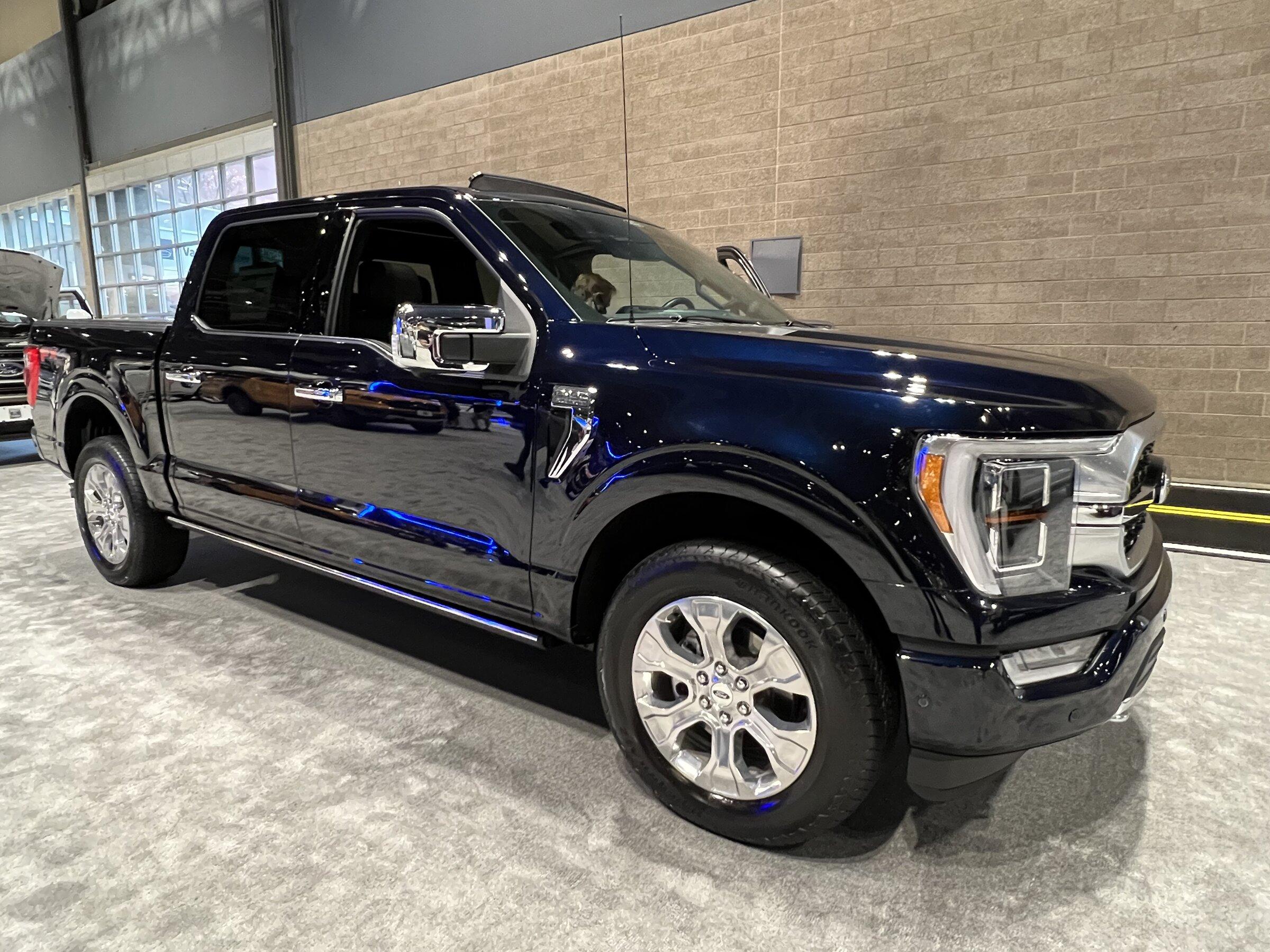 Ford F-150 Lightning Video: Ridealong in F-150 Lightning w/ look at Antimatter Blue & Iconic Silver colors C526EFD7-FCAA-46A2-A72D-BE583514D8BC