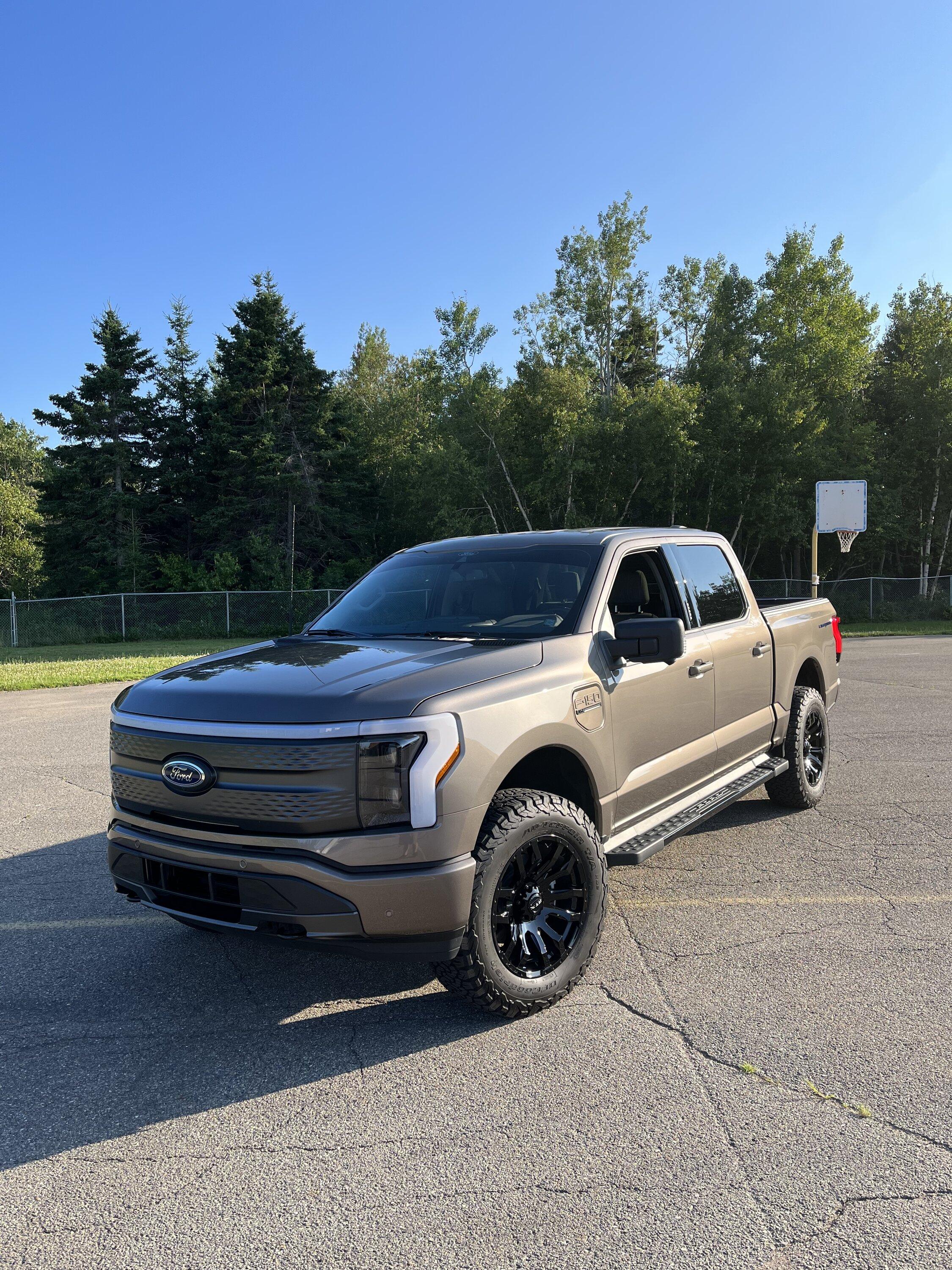 Ford F-150 Lightning My Stone Gray XLT Lightning on 2" Rough Country leveling kit, 20" RTX Patton wheels, 285/65/R20 BFG KO2 C857DA9D-DDCA-42CE-8A2D-DF0FD4D73C2B