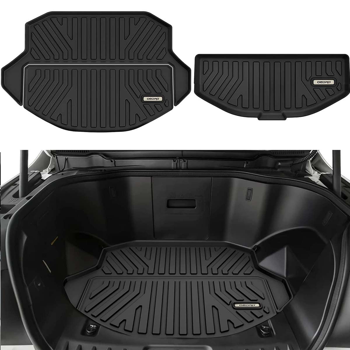 Ford F-150 Lightning OEDRO Custom Fit All Weather Front (FRUNK) Cargo Mat for 2022-2023 Ford F-150 Lightning car-mats-liner