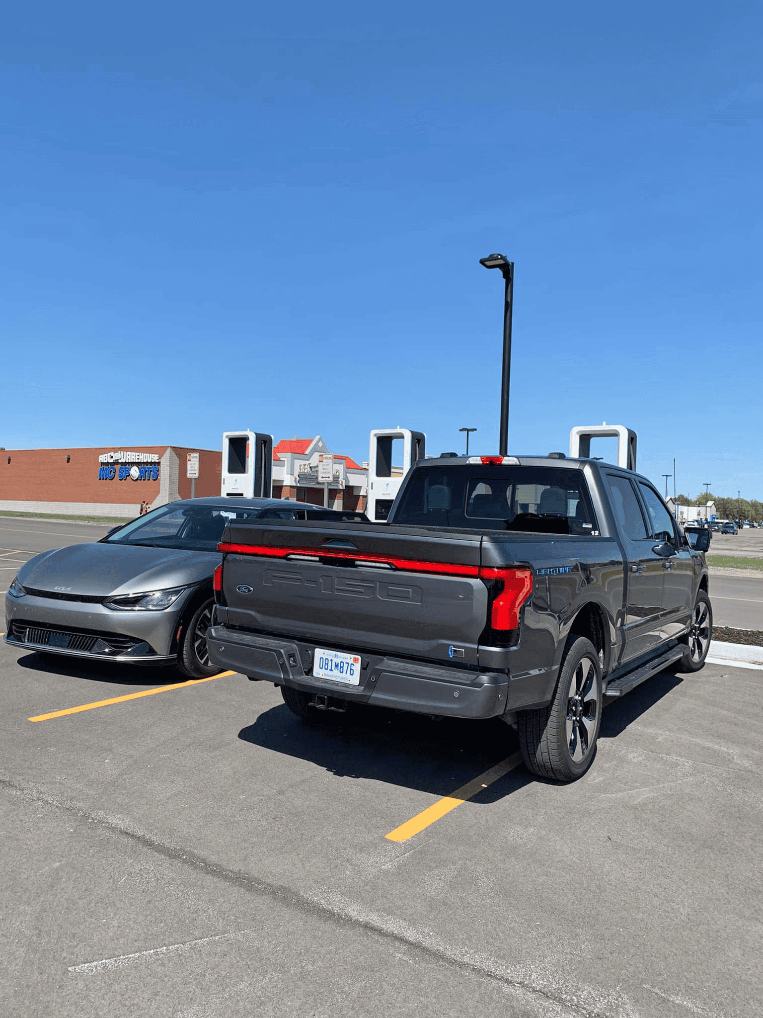 Ford F-150 Lightning CARBONIZED GRAY F-150 Lightning Photos & Club Carbonized Gray F-150 Lightning Charging EV 2