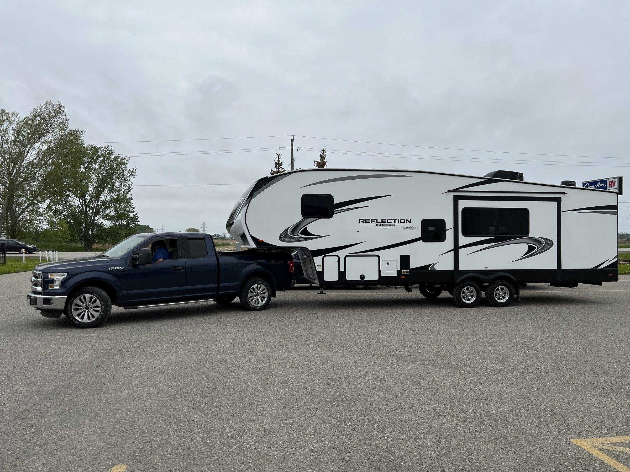 Ford F-150 Lightning Fifth Wheel towing with the Lightning CBC7AAA1-0097-4D6E-B6E1-1353066C5EF7