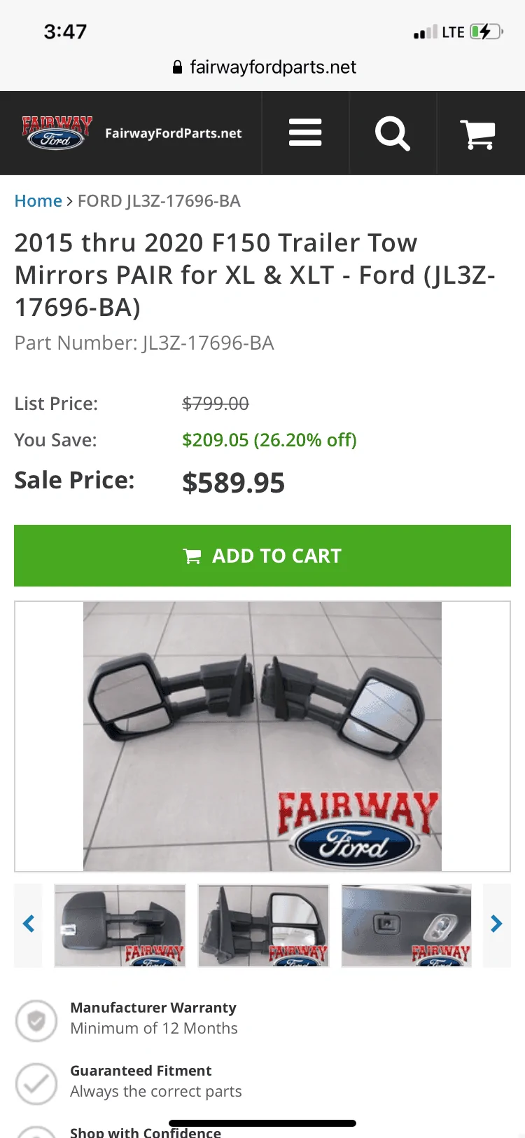 Ford F-150 Lightning 2018-2020 Tow Mirrors fit? D26C6856-47E4-4D6E-AAB7-7F4A15D008D5
