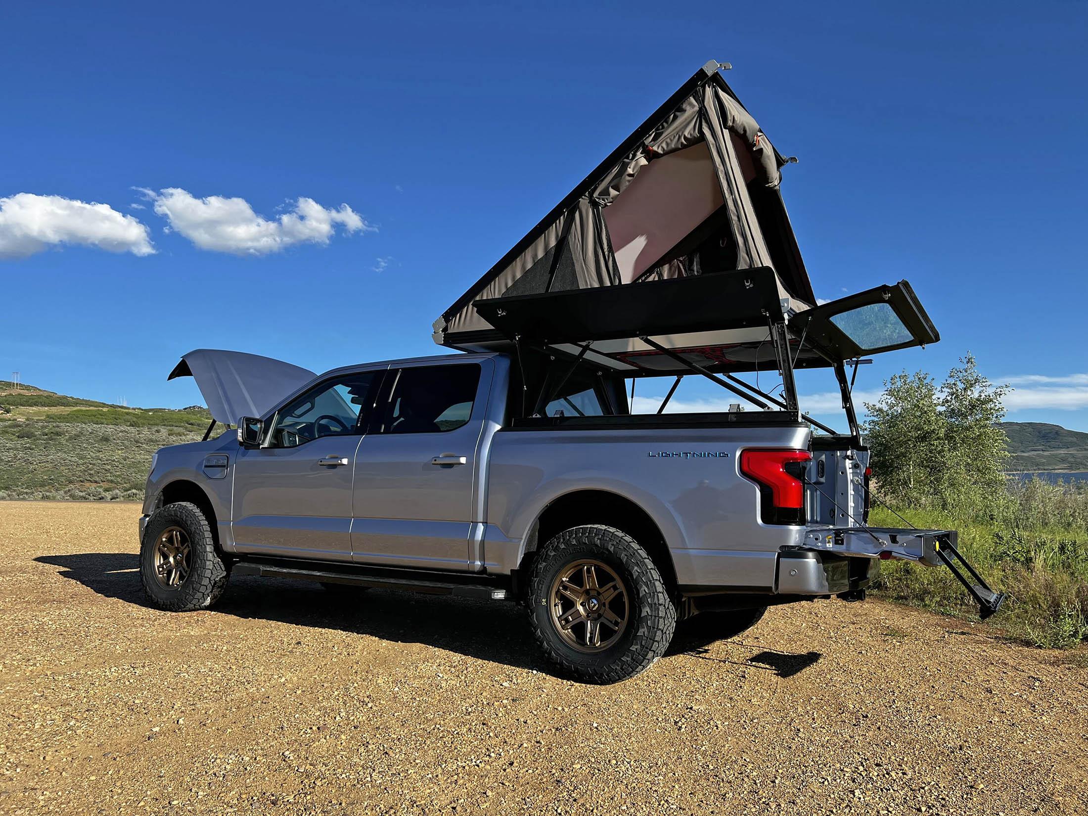 Ford F-150 Lightning Lightning on Fox Shocks, Nitto Recon Grapplers, Fuel Wheels and w/ Go Fast Camper D37AA605-E985-41BB-A9C5-73948785A942