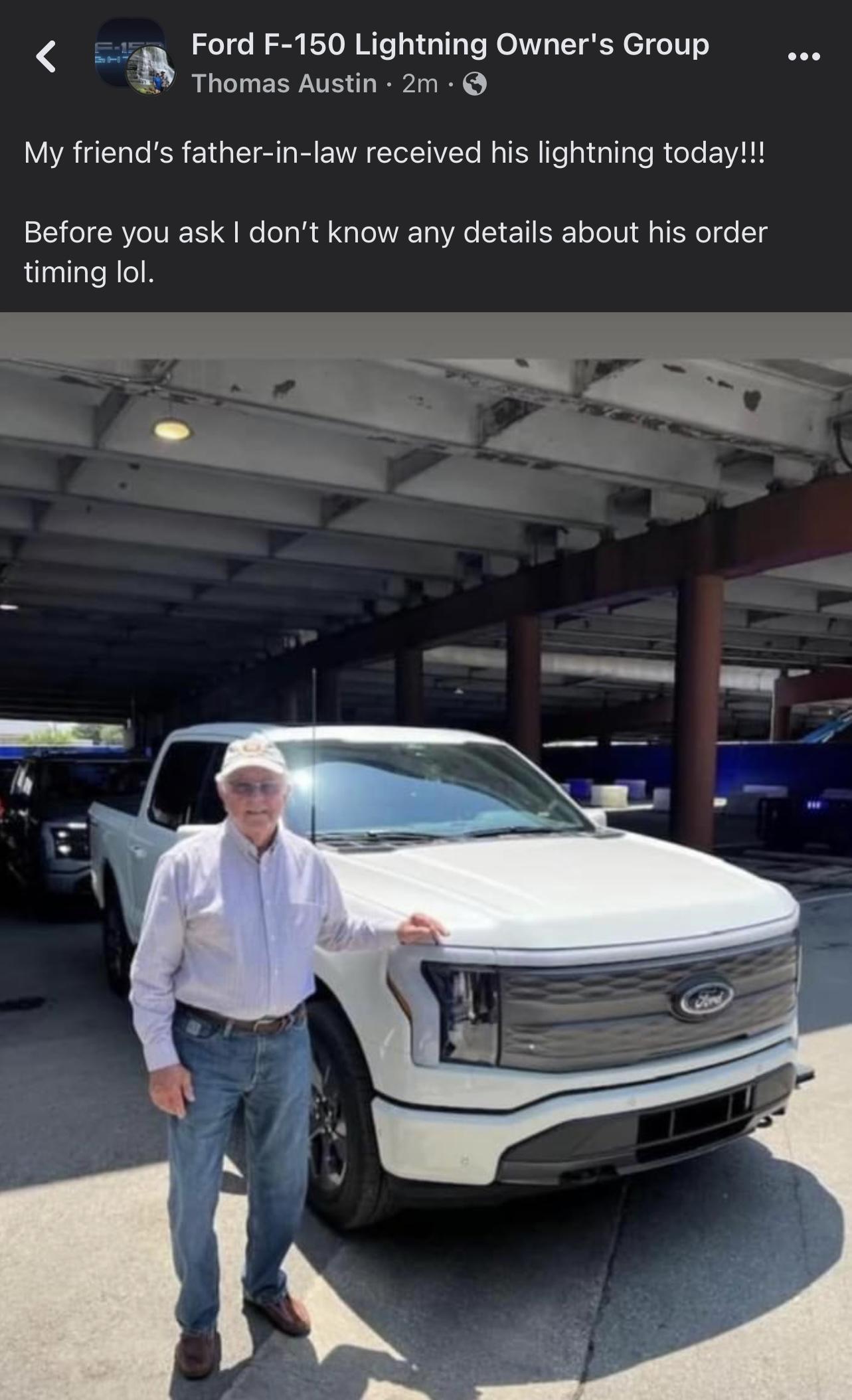 Ford F-150 Lightning Who's going to be first delivered Lightning member? D429B094-6319-4205-89C4-FE57C876C5EA