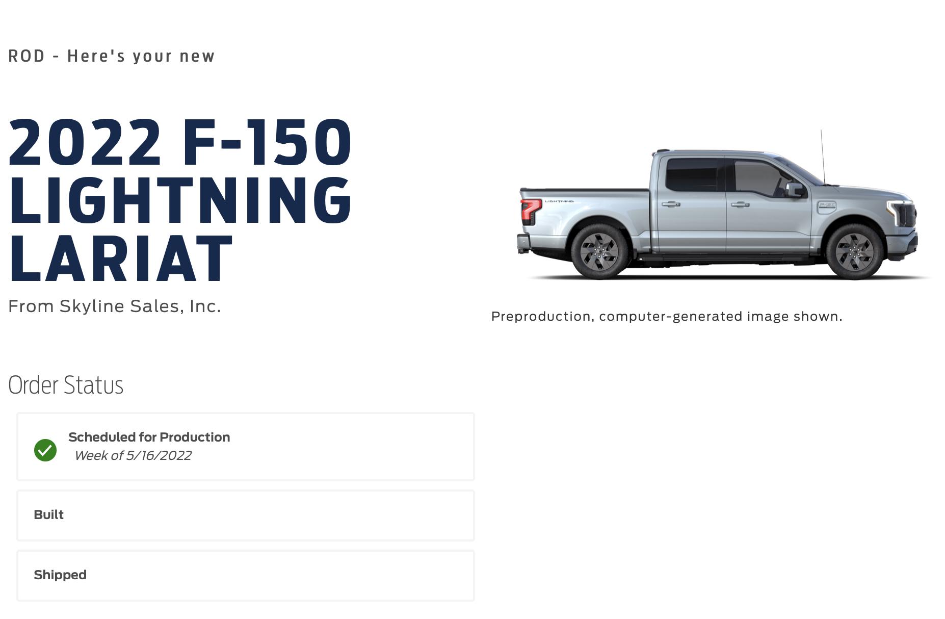 Ford F-150 Lightning Confirmed Lightning "Scheduled for Production" dates? D886A04C-64A0-4B10-9FD4-0D252C760C55