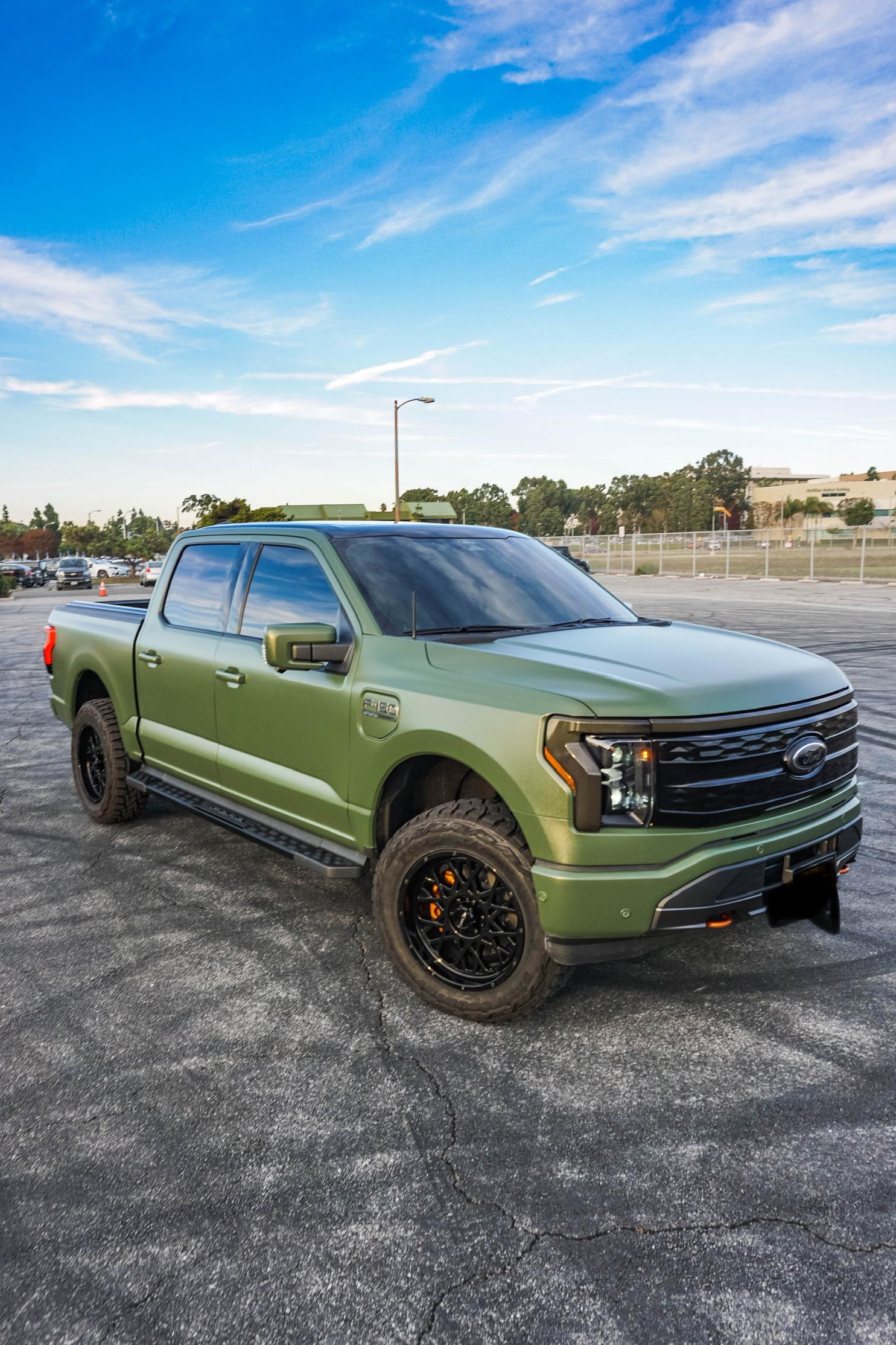 Ford F-150 Lightning My wife isn’t happy, but worth it: 2022 F-150 Lightning Build w/ green wrap & many other mods DB1B5D2D-E5FA-45C6-A698-8674ADF30008