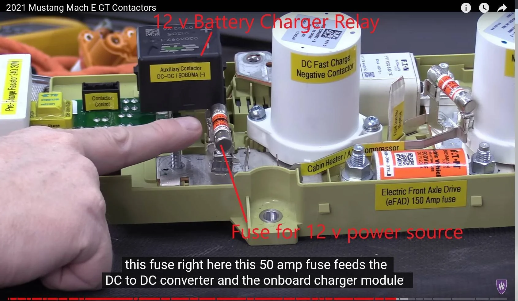 Ford F-150 Lightning Fuse/Circuit Breaker fault in traction battery DCTODC~1