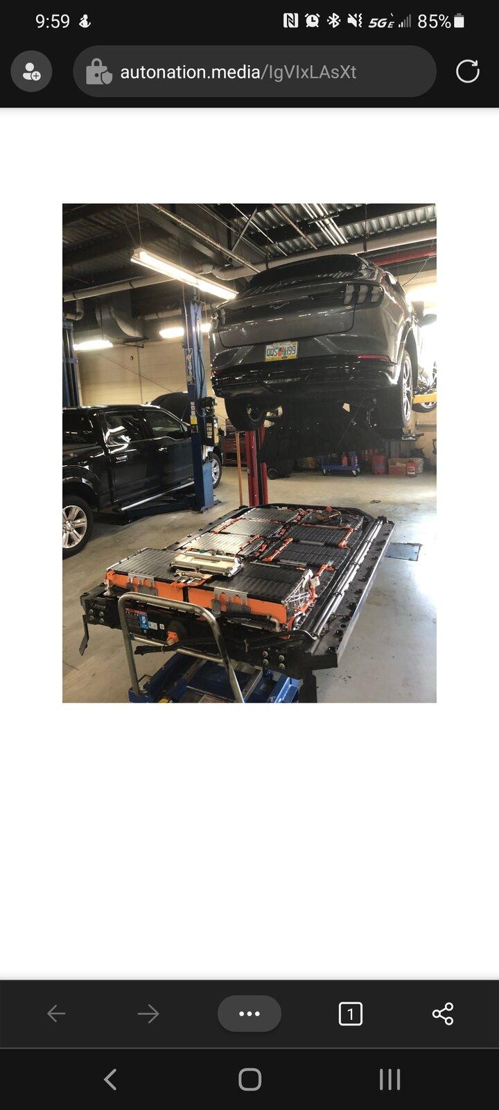 Ford F-150 Lightning Battery Theft dealer dropping battery-1