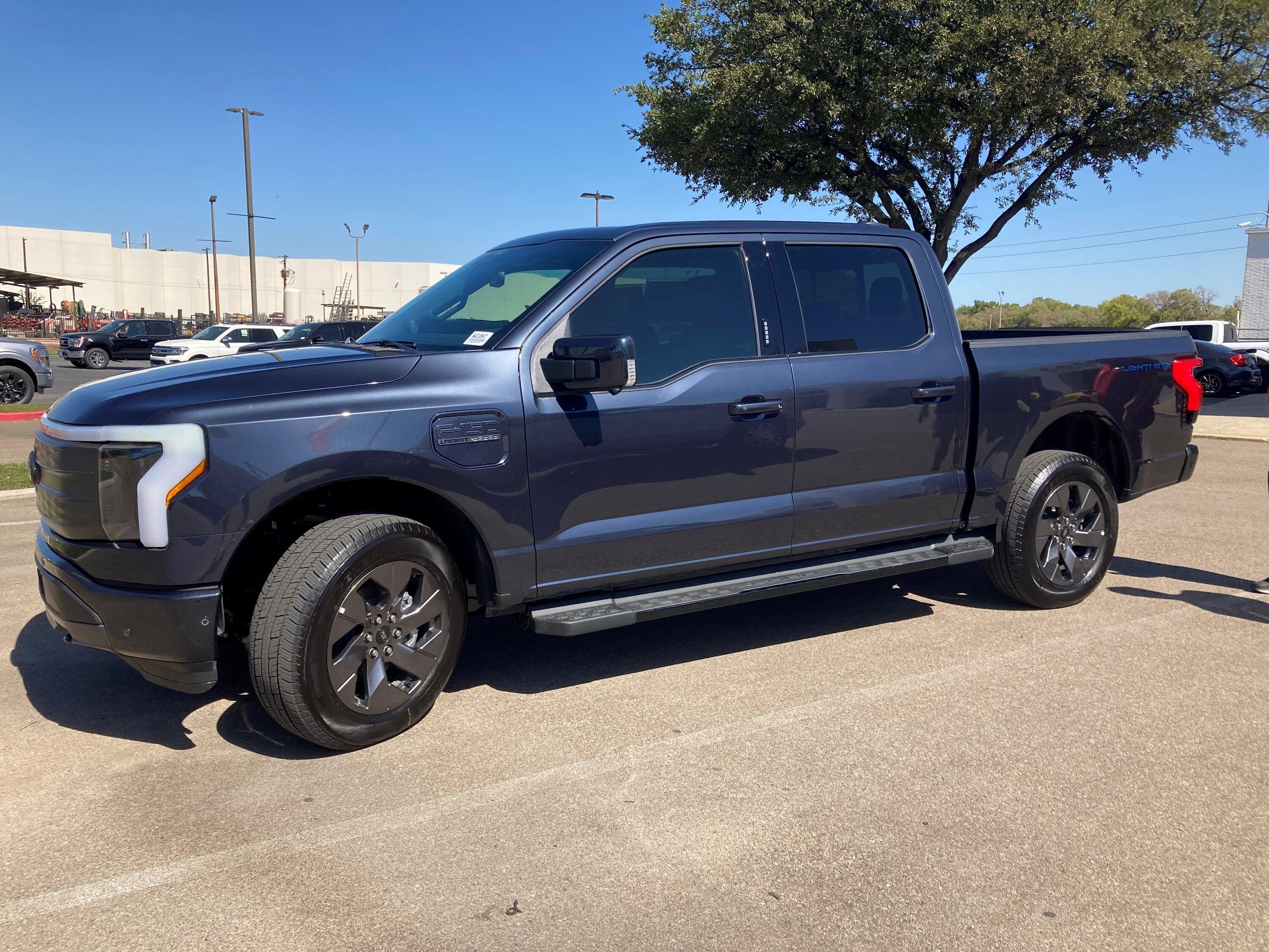 Ford F-150 Lightning SMOKED QUARTZ F-150 Lightning Photos & Club Delivery day 3