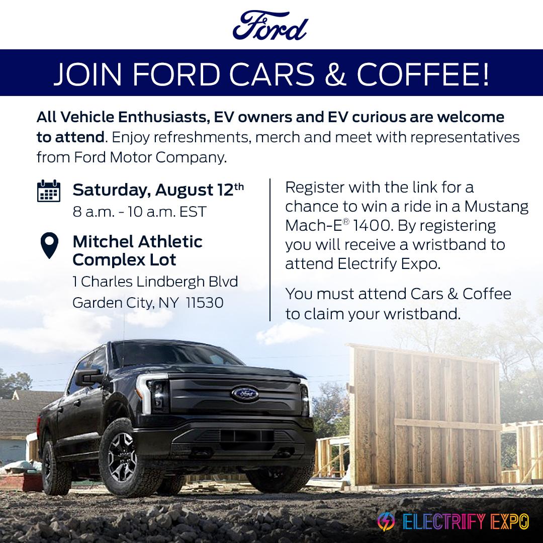 Ford F-150 Lightning Come to Ford Cars and Coffee before NY ElectrifyExpo Digital Flyer_F150_NYC[85]