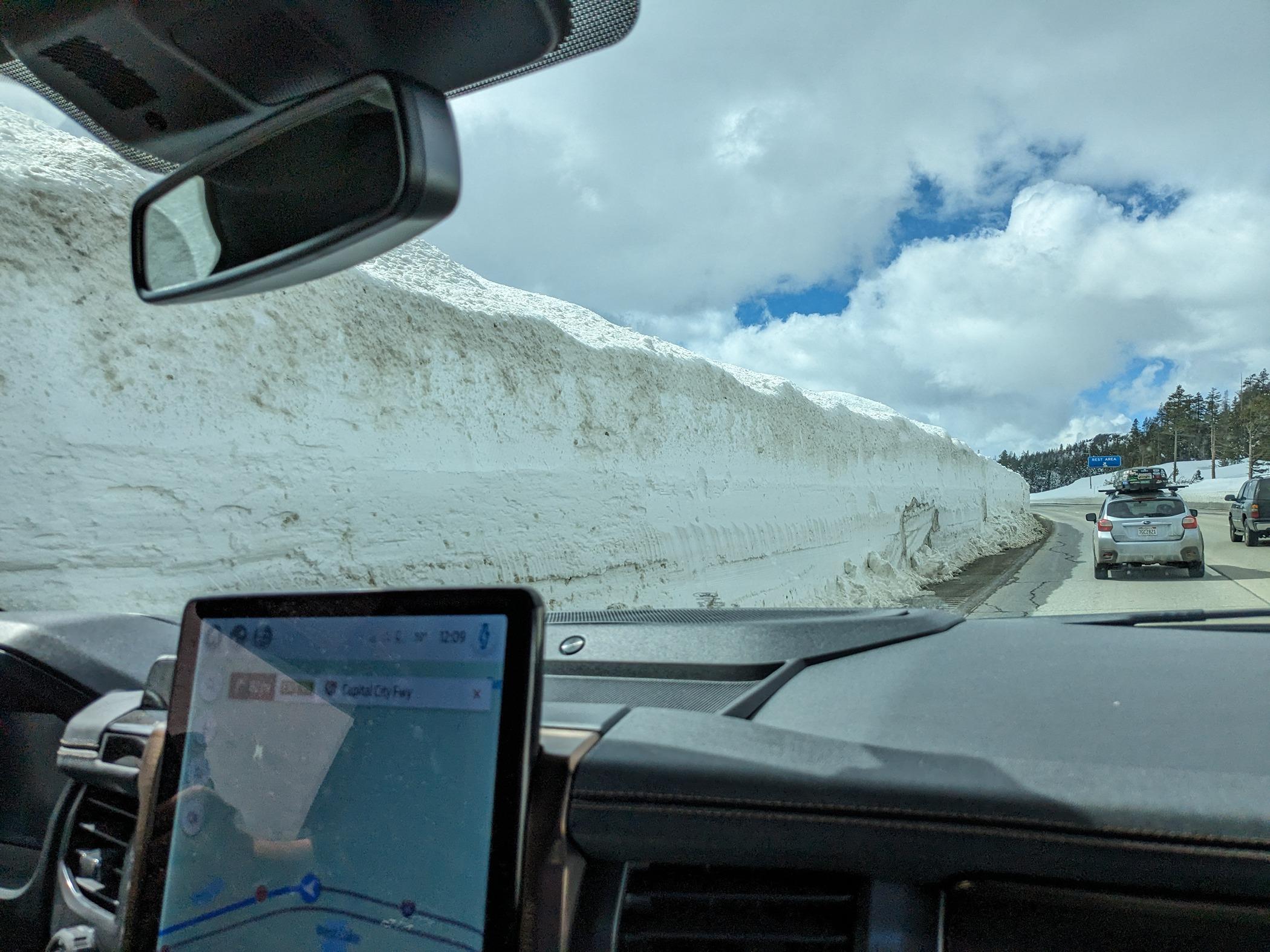Ford F-150 Lightning Trip from SE Michigan to California, and back Donner Pass
