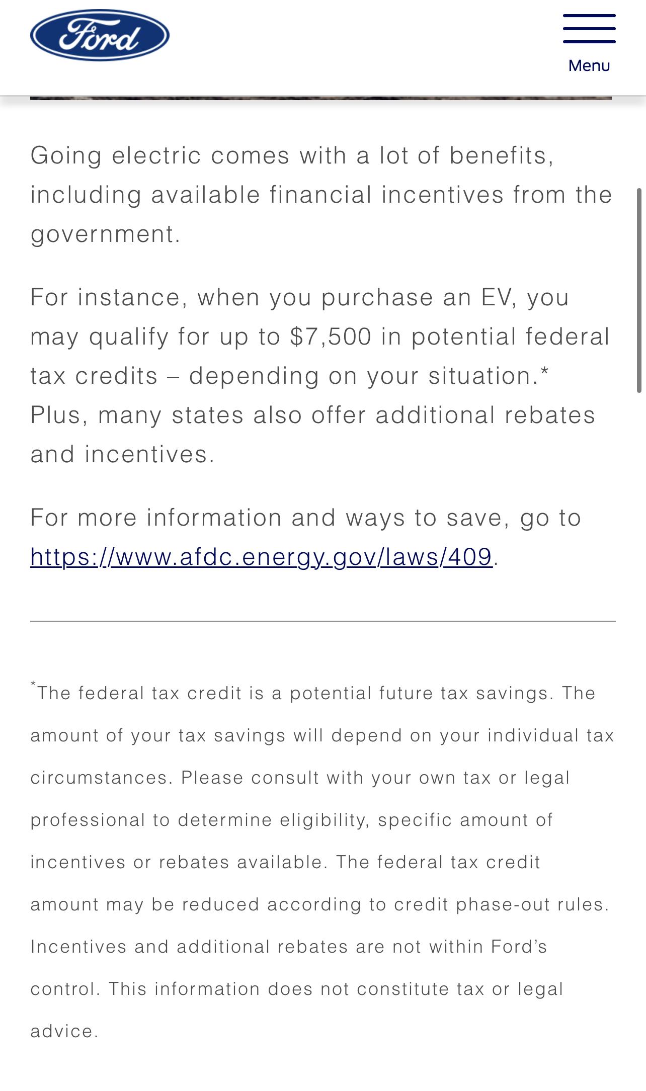 Ford F-150 Lightning Would I still qualify for current federal rebate? E157452E-341A-4C98-9AA8-424680013472