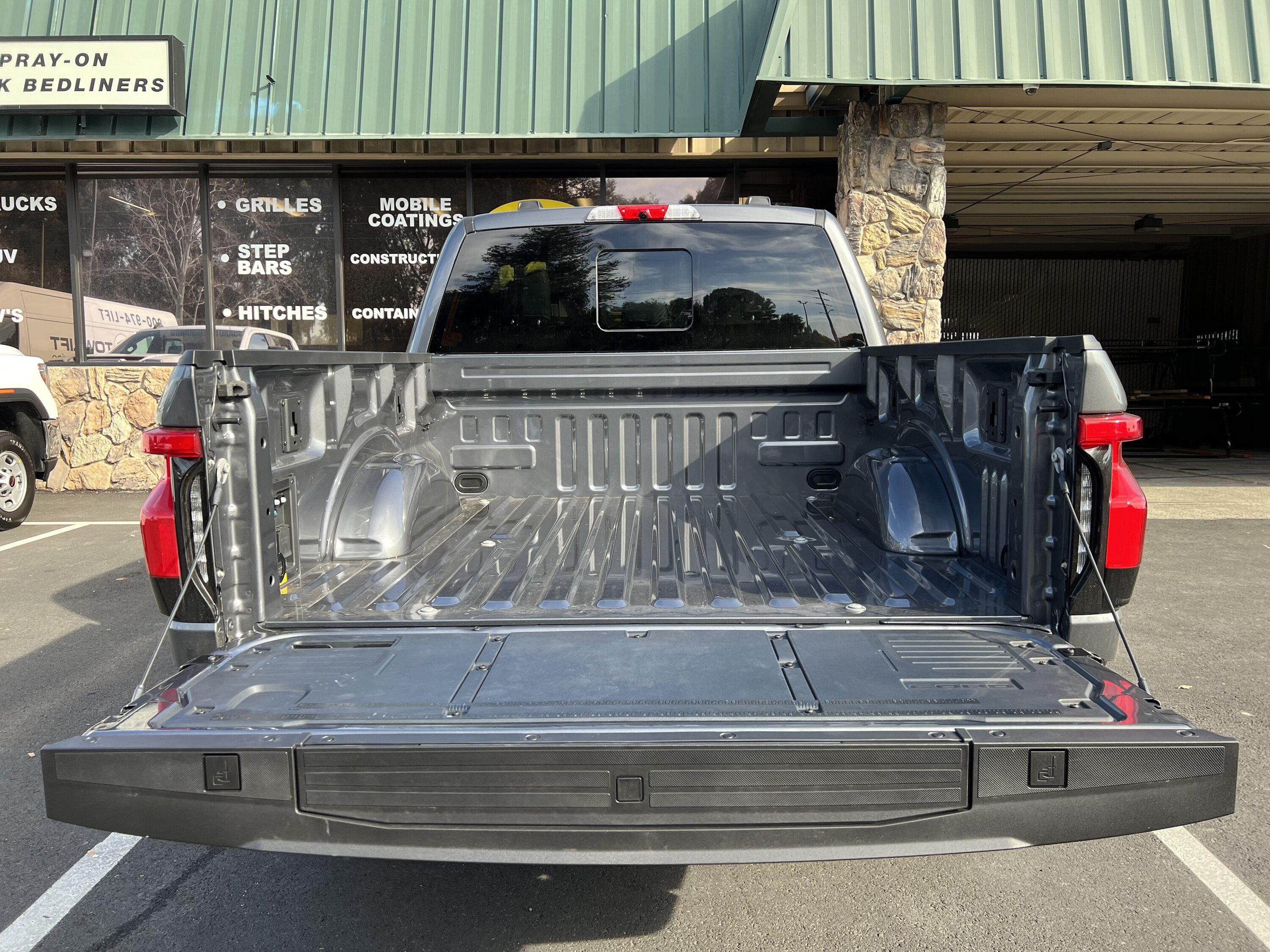 Ford F-150 Lightning Line X Spray Bedliner Color Match to Carbonized Gray E2406B5D-5629-452A-B013-2C6FDDE5D1DD