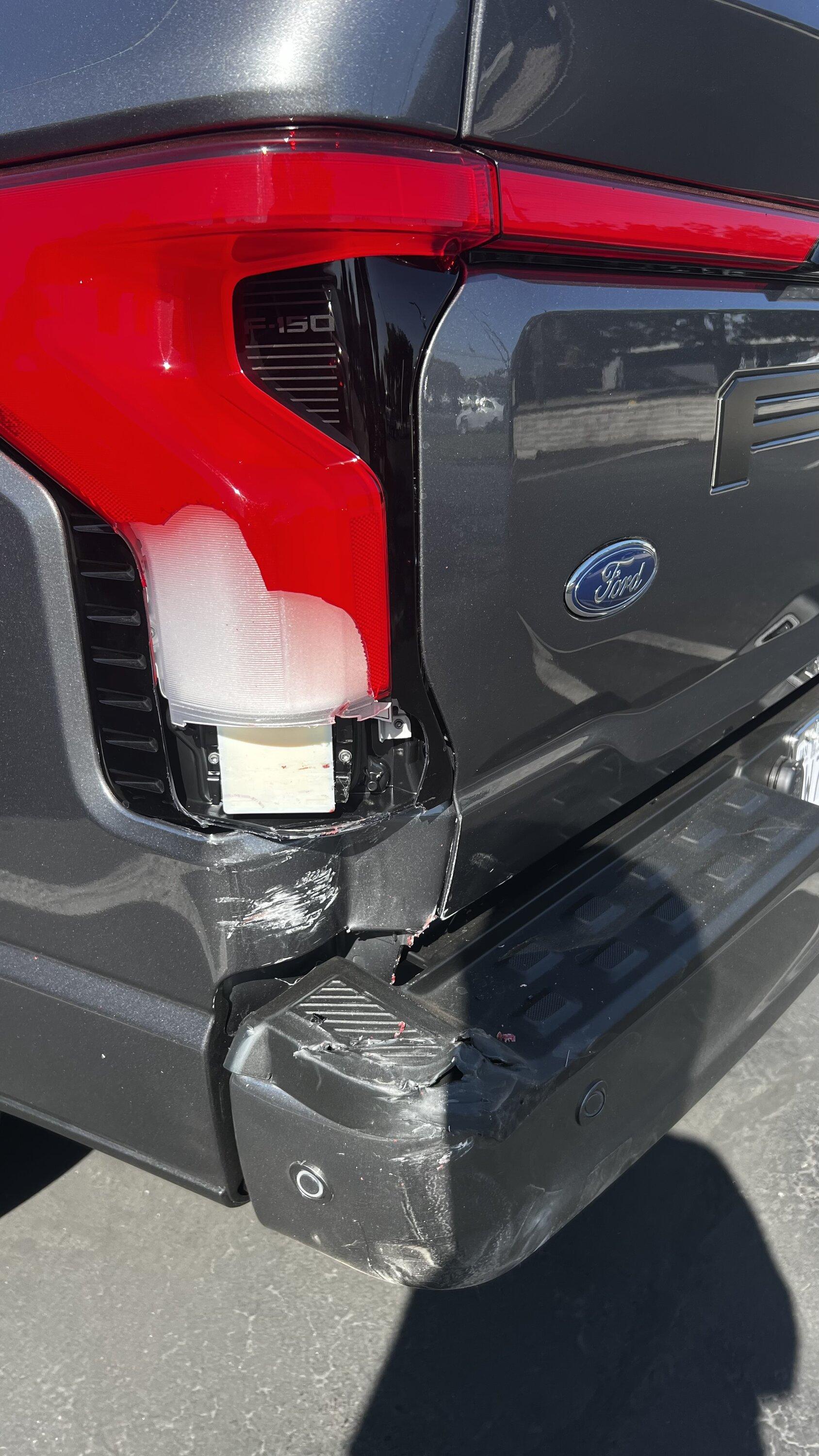 Ford F-150 Lightning 48hrs of ownership….rear ended! E26790D5-C134-40C9-853F-00202FEEBAC3