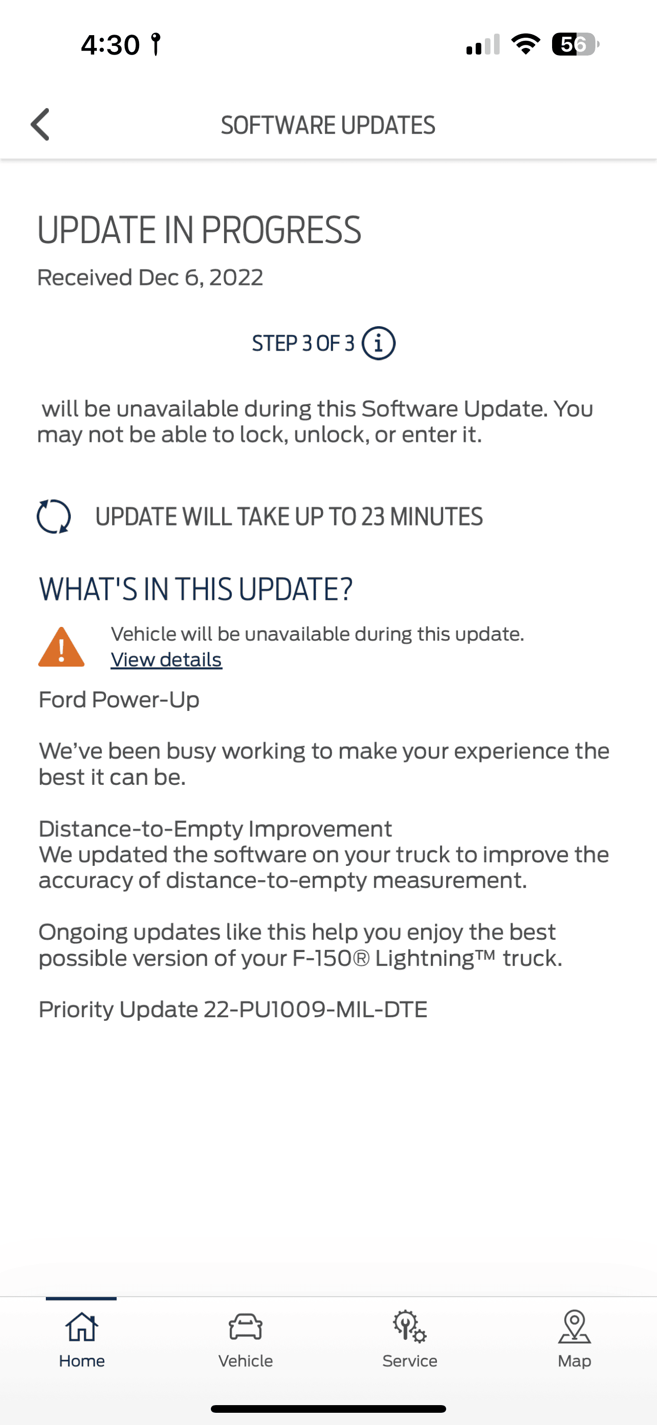 Ford F-150 Lightning Priority Update: 22-PU-1009-MIL-DTE Calculation E47B701D-D144-4241-9250-09788B7191E2