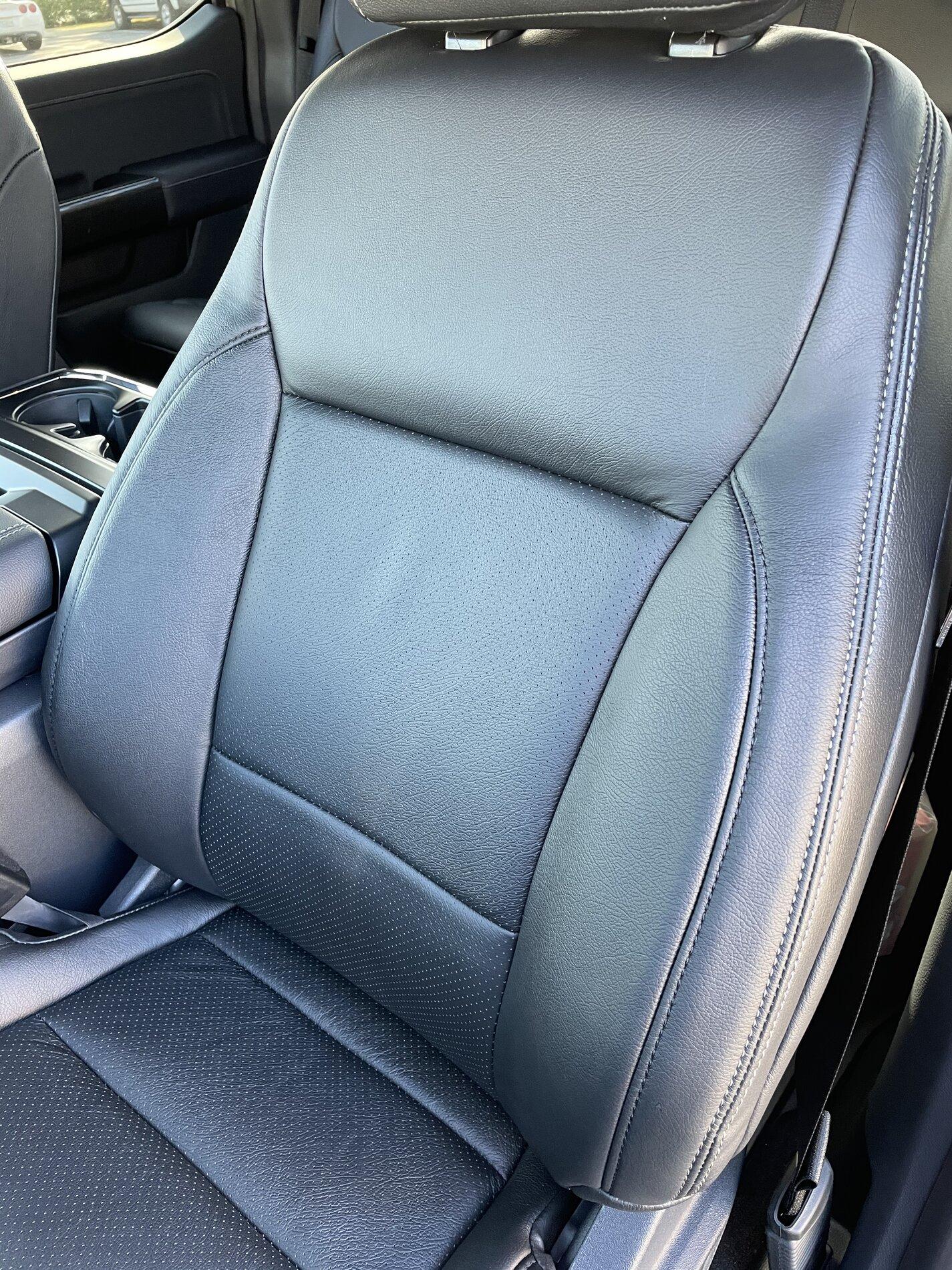 Ford F-150 Lightning Katzkin Leather installed in 2021 F-150 (photos) EAFC141D-1AD4-4C82-B4BA-D3E9029C3D32
