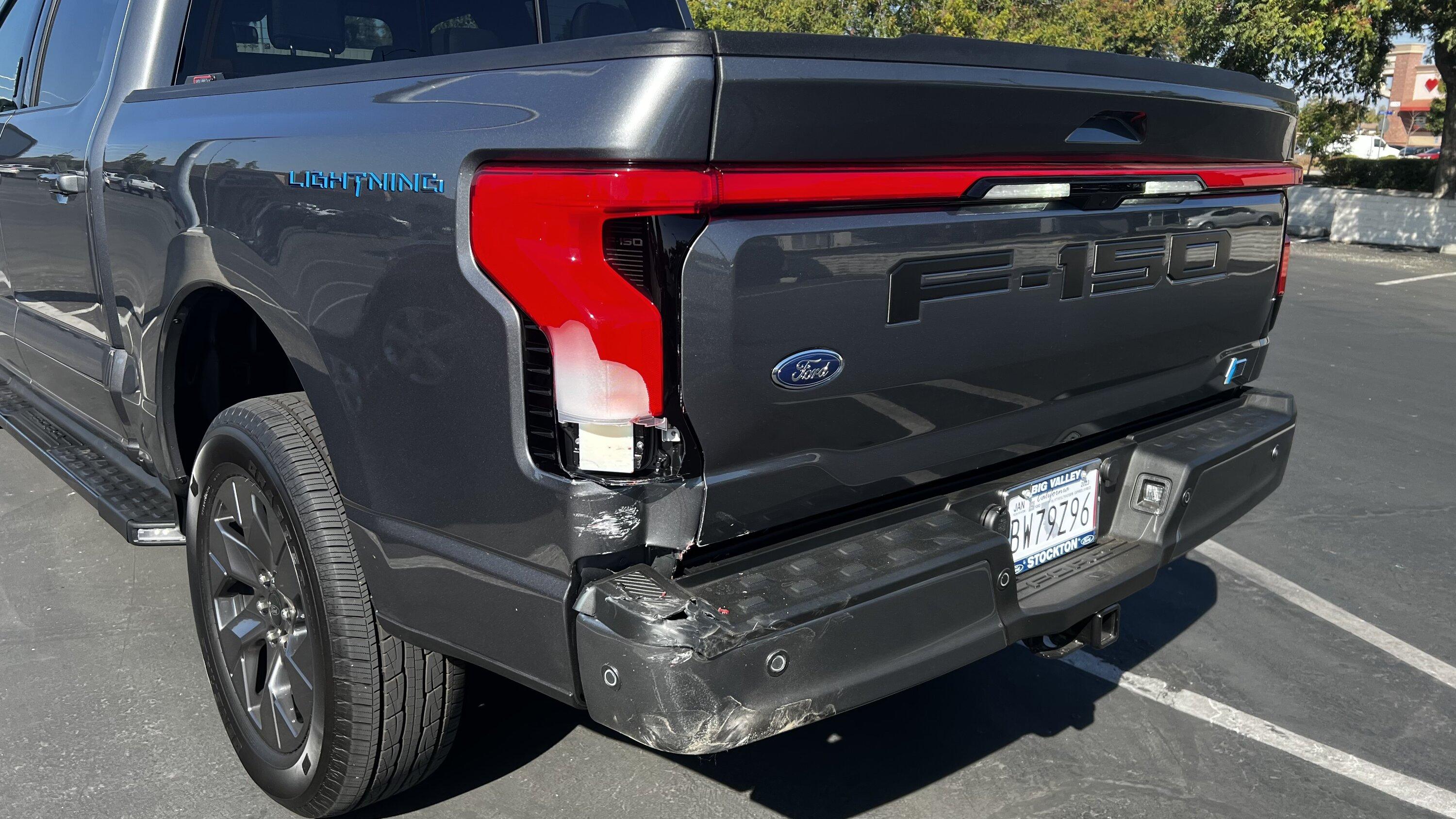 Ford F-150 Lightning 48hrs of ownership….rear ended! EE298148-A0AF-4E92-A03C-C07193E4475C