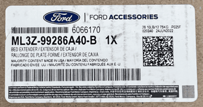 Ford F-150 Lightning Tailgate Extender - Bolt Threads Missing? Extender kit