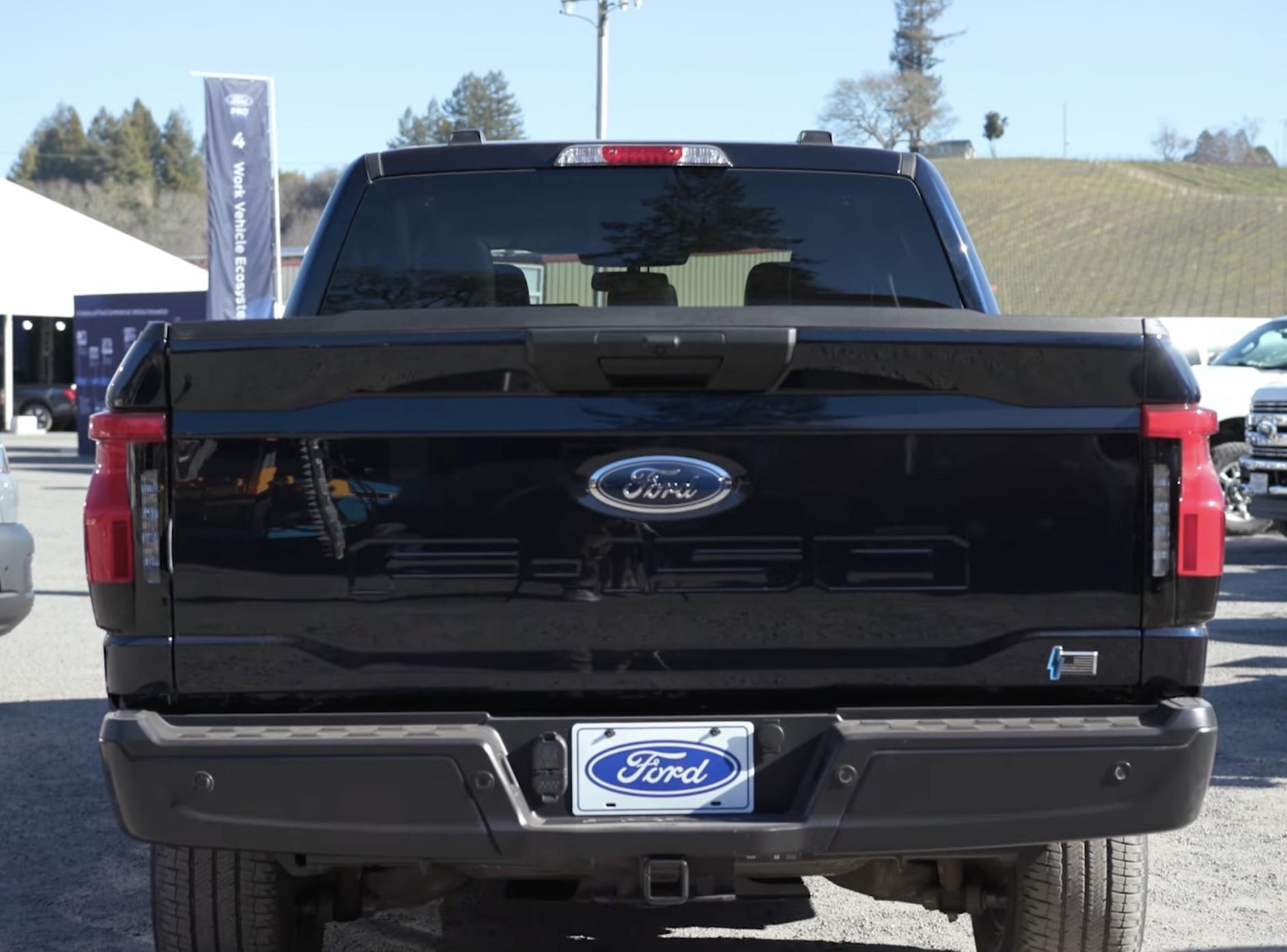 Ford F-150 Lightning Video: Ridealong in F-150 Lightning w/ look at Antimatter Blue & Iconic Silver colors F-150 Lightning Antimatter Blue 1