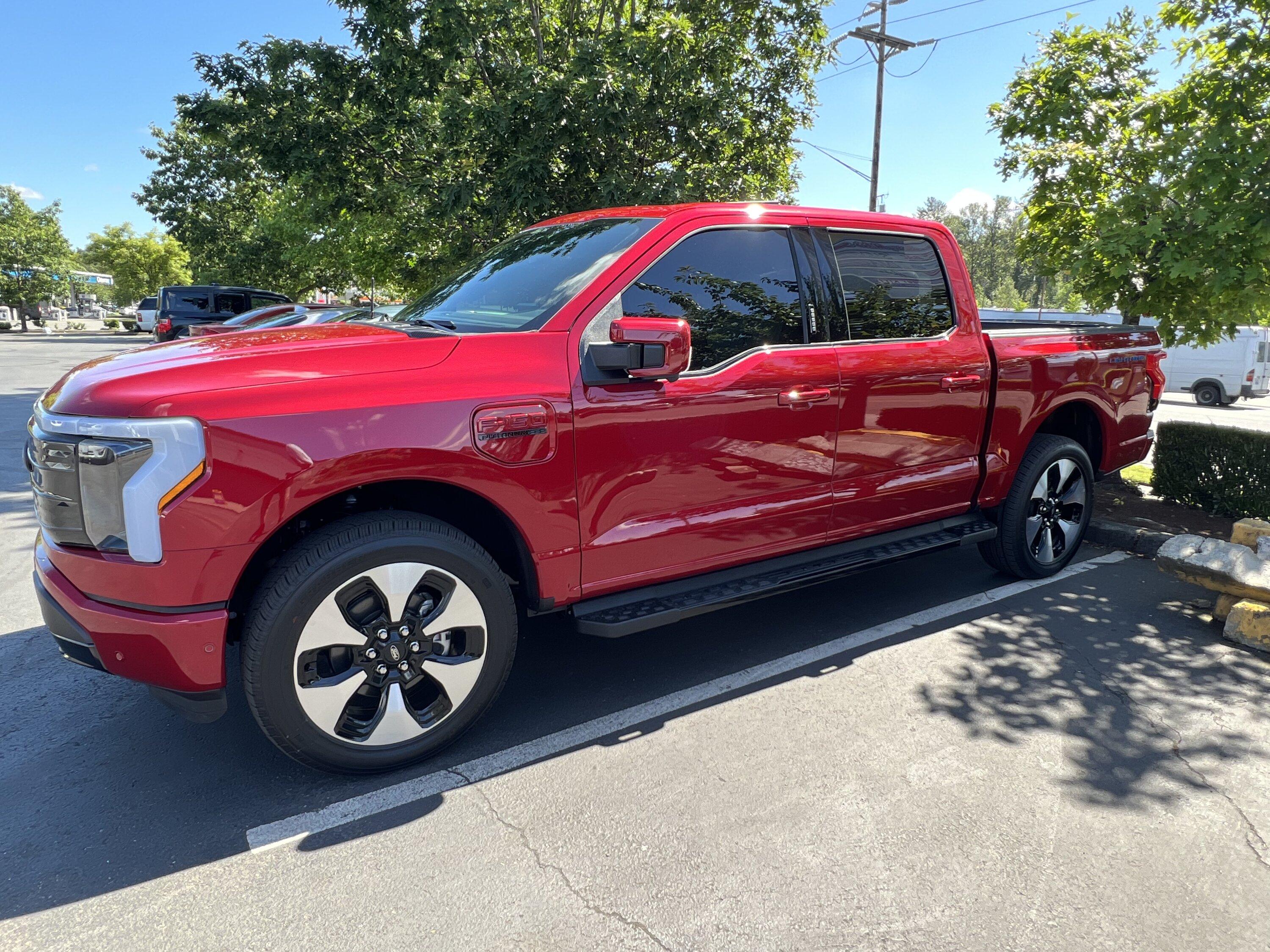 Ford F-150 Lightning RAPID RED F-150 Lightning Photos & Club F060815B-CFEA-43D9-8329-5B04D9375C1B