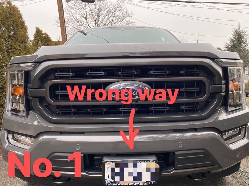 Ford F-150 Lightning How about getting that front license plate bracket off? F07D364C-312F-4A14-A59E-343040806AB9