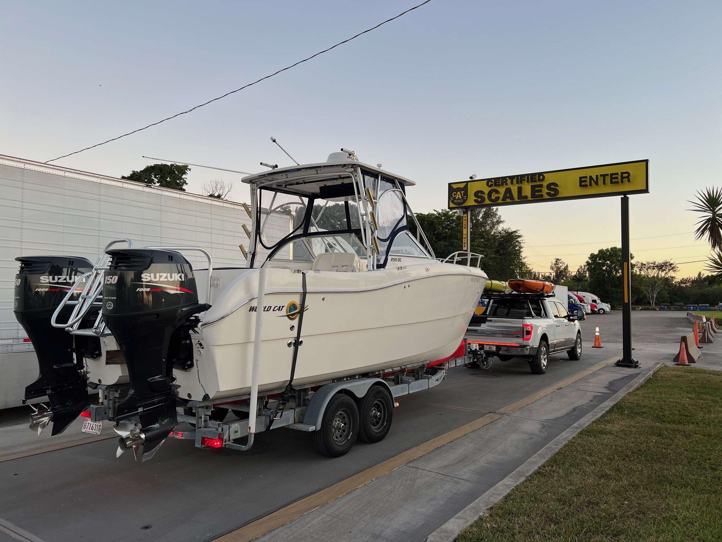 Ford F-150 Lightning Rivian R1T Towing Range Information f150 at scales