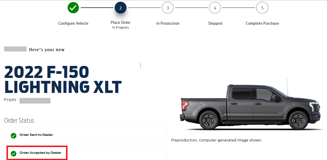 Ford F-150 Lightning ? Lightning Ordering WAVE 2 Emails Are Out! f150 order accepted