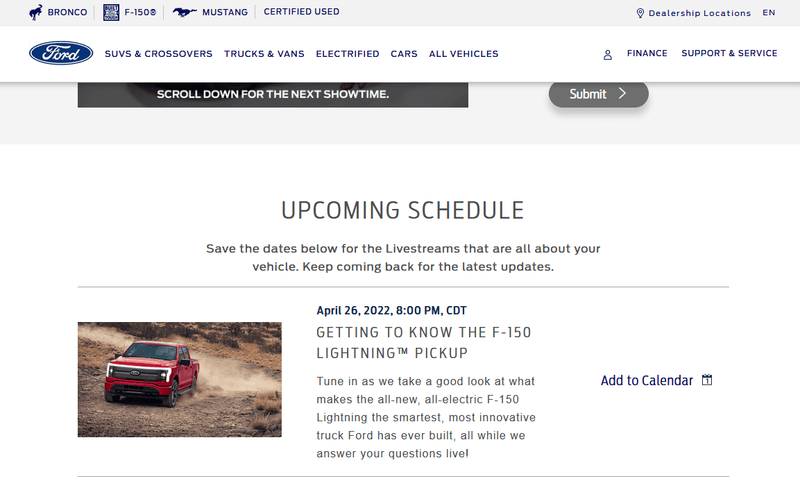 Ford F-150 Lightning ⏳ The Official Launch (4/26) Countdown is On - Join us to watch the launch of the F-150 Lightning F150L_Livestream_26_Apr_22