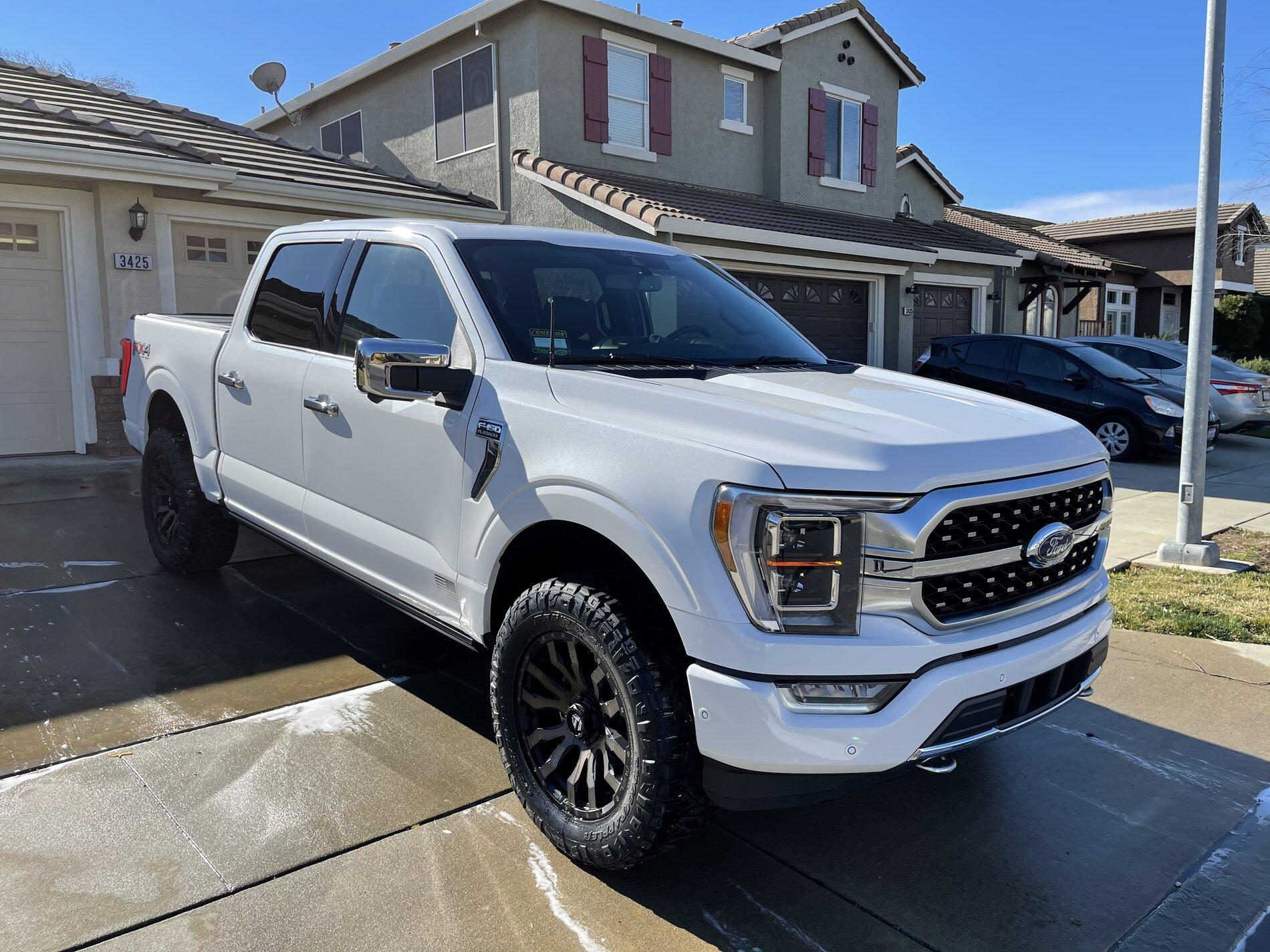 Ford F-150 Lightning 2021 F-150 Platinum Star White FADBFC1B-9CD9-4B94-8E5B-19CC0592C9D9