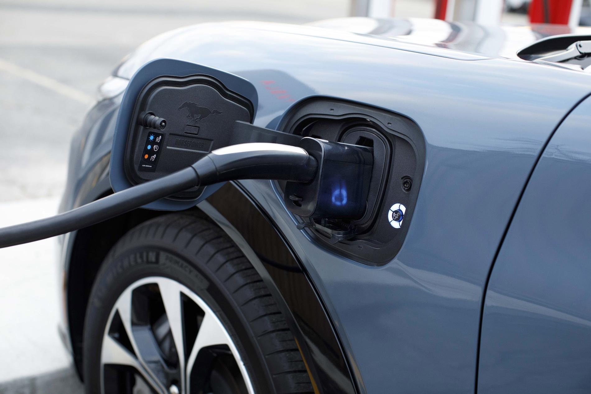 Ford F-150 Lightning Ford to Offer Complimentary Tesla Supercharger Adapter to Eligible Lightning Owners (1/31/24 Update) Fast Charging Adapter (NACS) 3