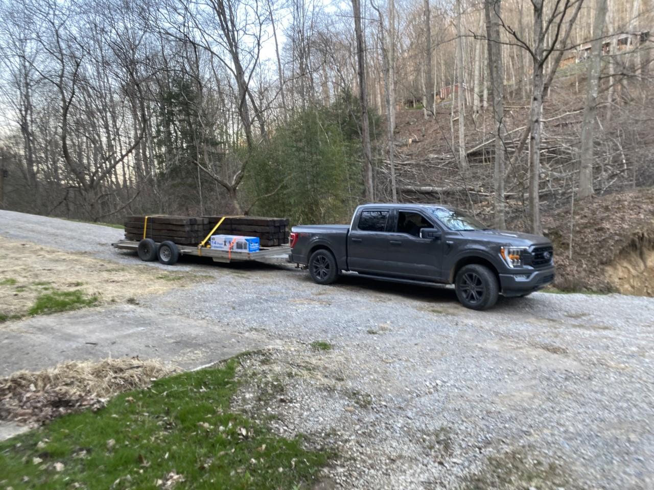 Ford F-150 Lightning First tow! FORD TOWING 2