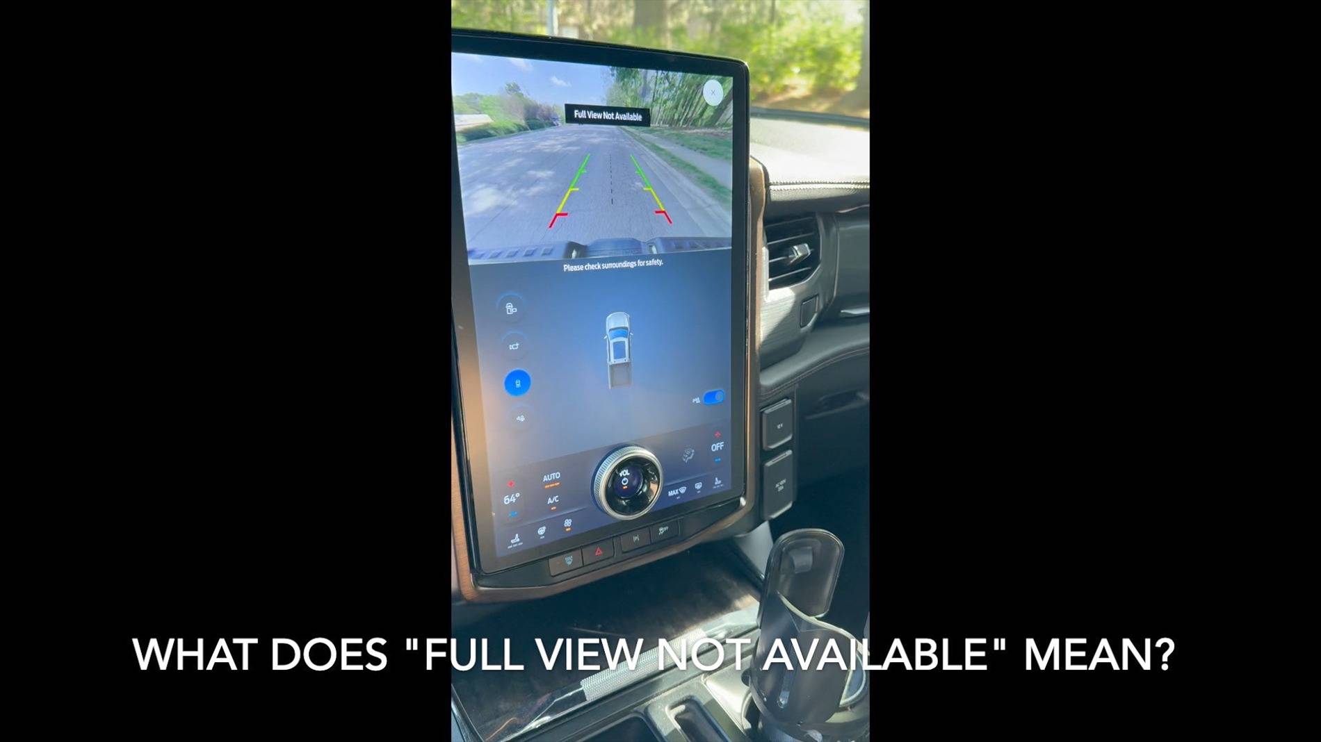 Ford F-150 Lightning Camera Woes... Bed View and Trailer View don't seem to be working right? Full-View-1