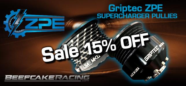 Ford F-150 Lightning Up to 55% off Black Friday @Beefcake Racing! griptec-supercharger-pulley-beefcake-racin